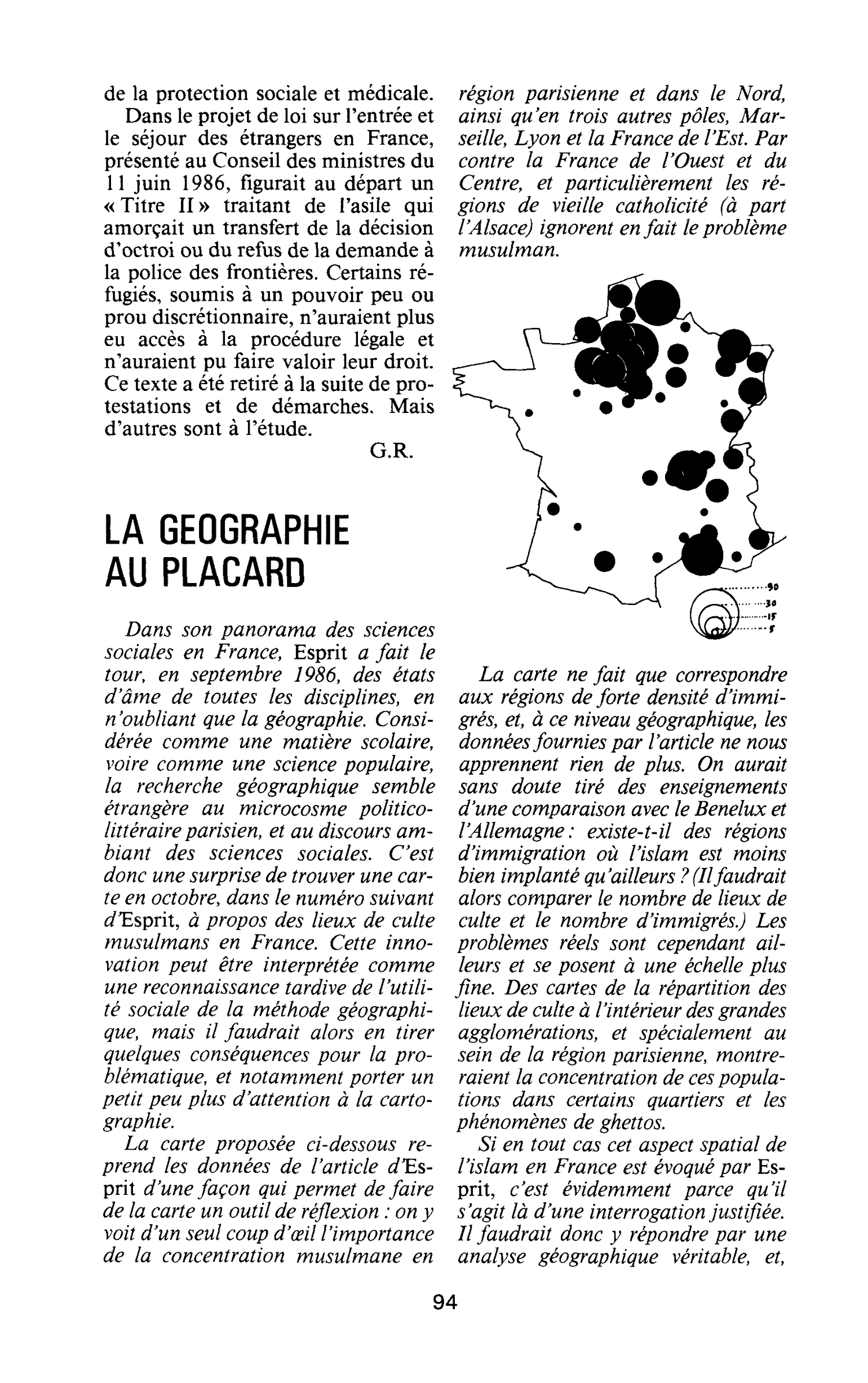 La géographie au placard