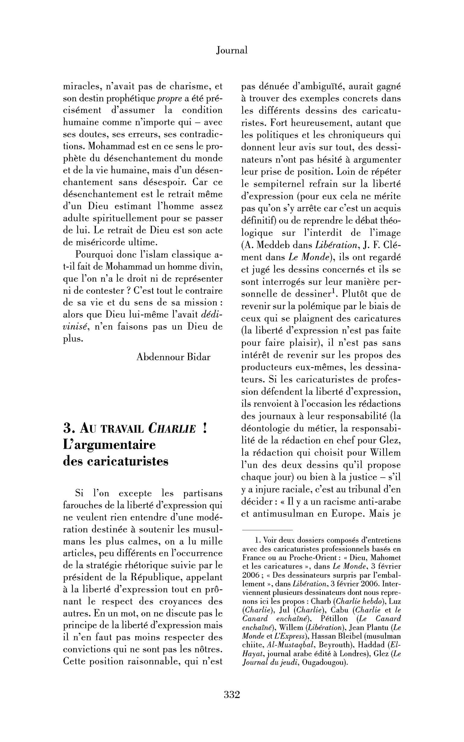 3. Au travail Charlie ! L’argumentaire des caricaturistes