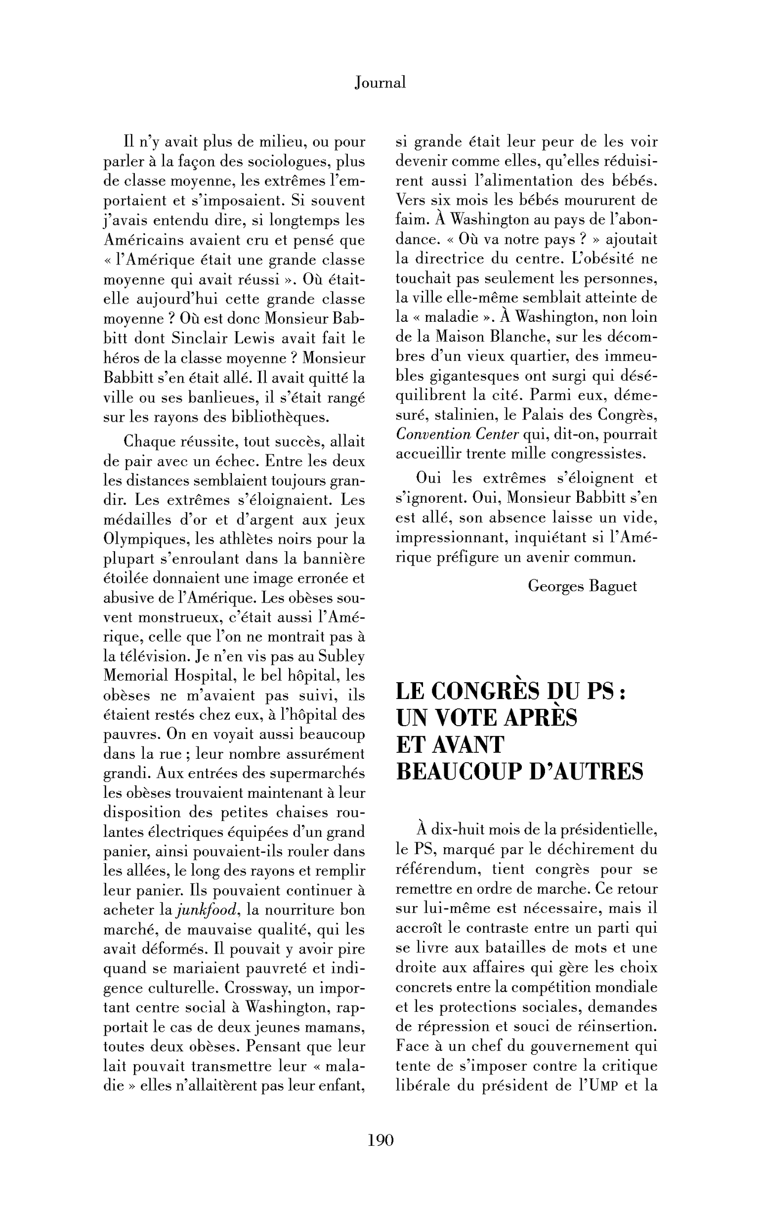 Le congrès du PS : un vote après et avant beaucoup d’autres