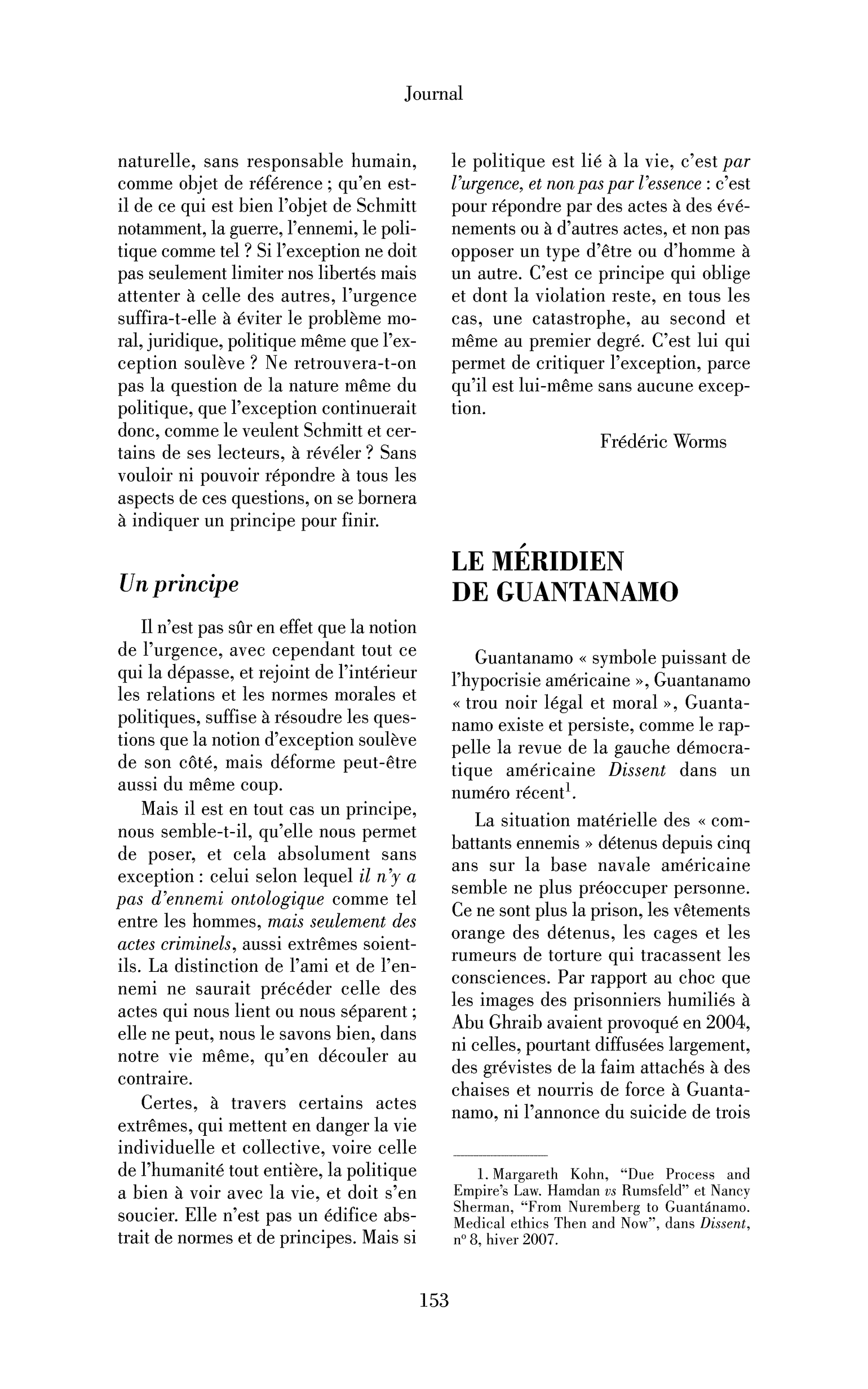 Le méridien de Guantanamo