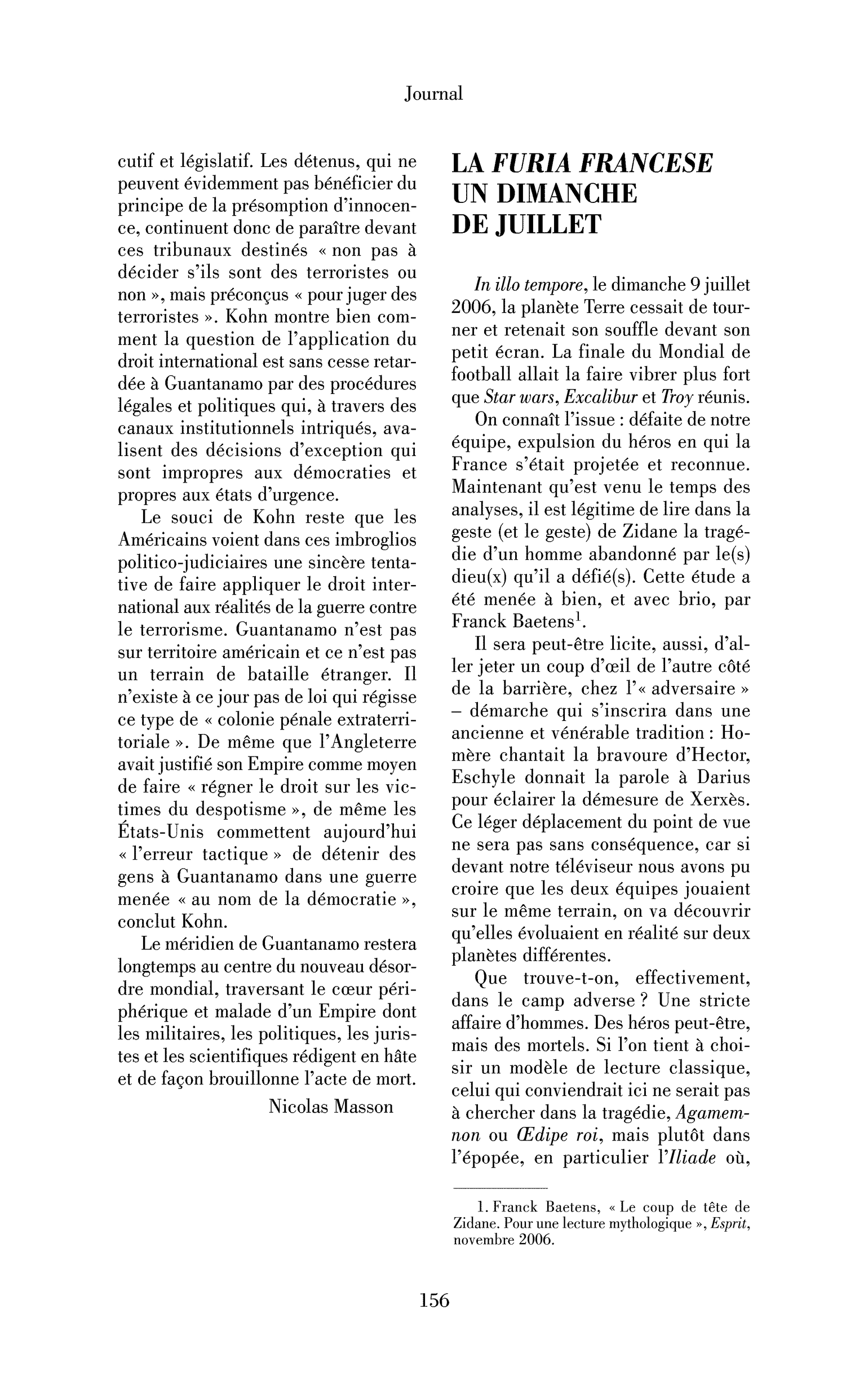 La furia francese un dimanche de juillet