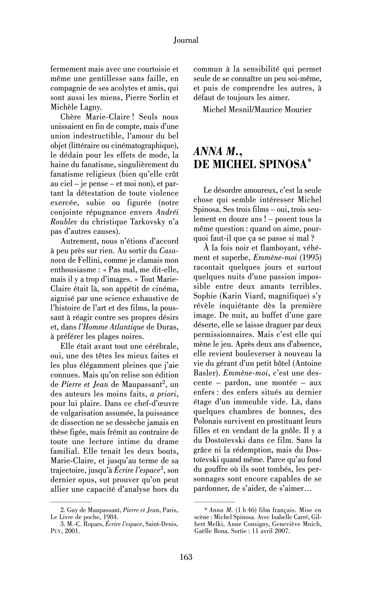 Anna M., de Michel Spinosa