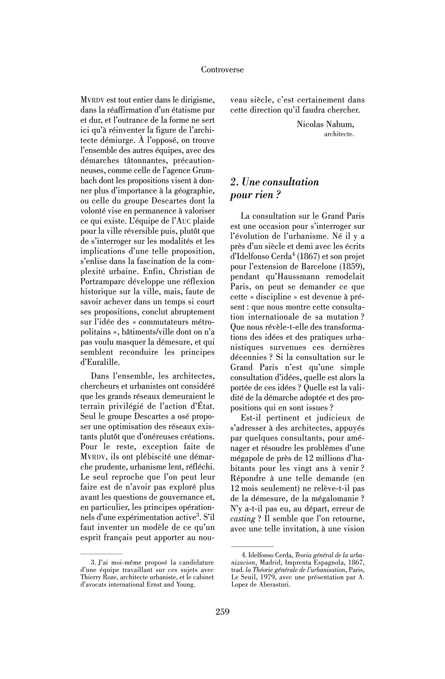 2. Une consultation pour rien ?