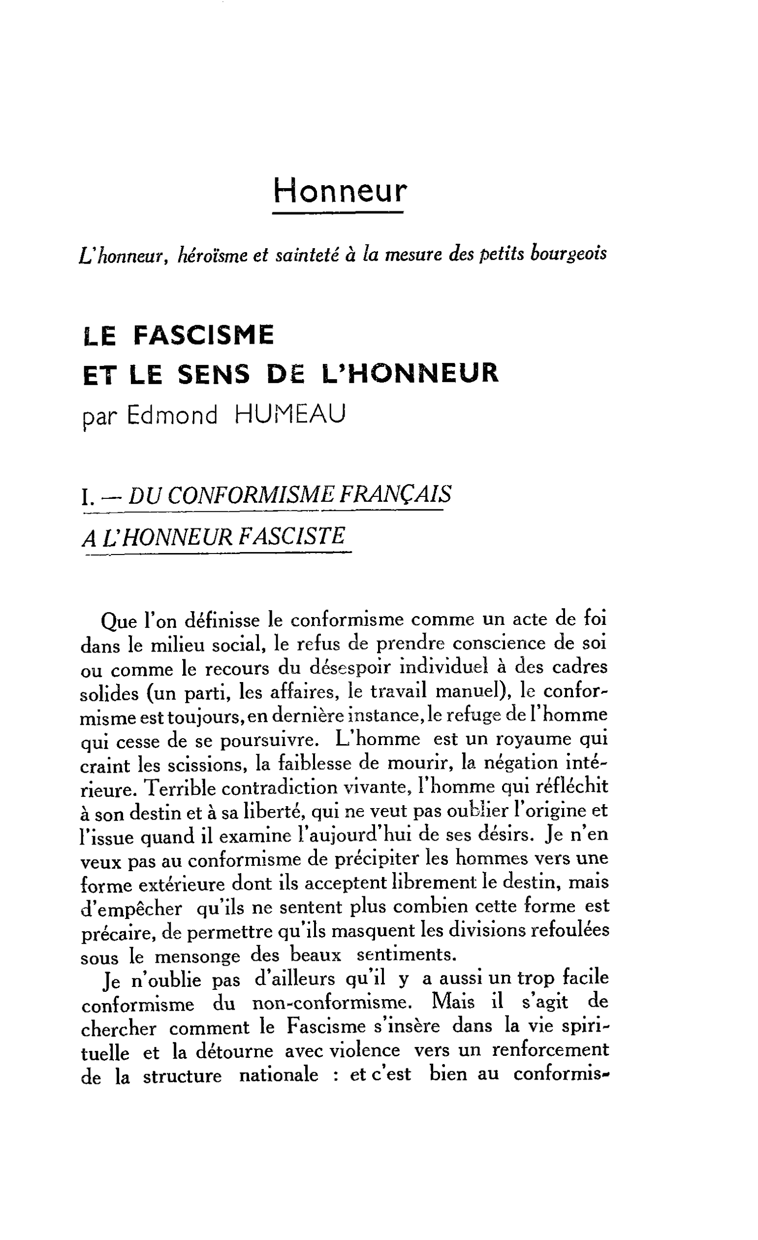 Honneur