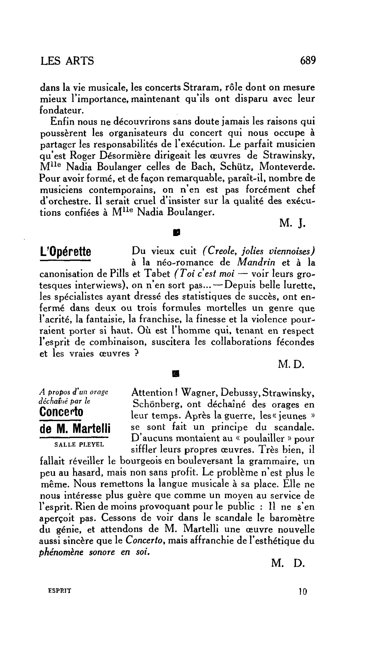 LES ARTS : L’Opérette
