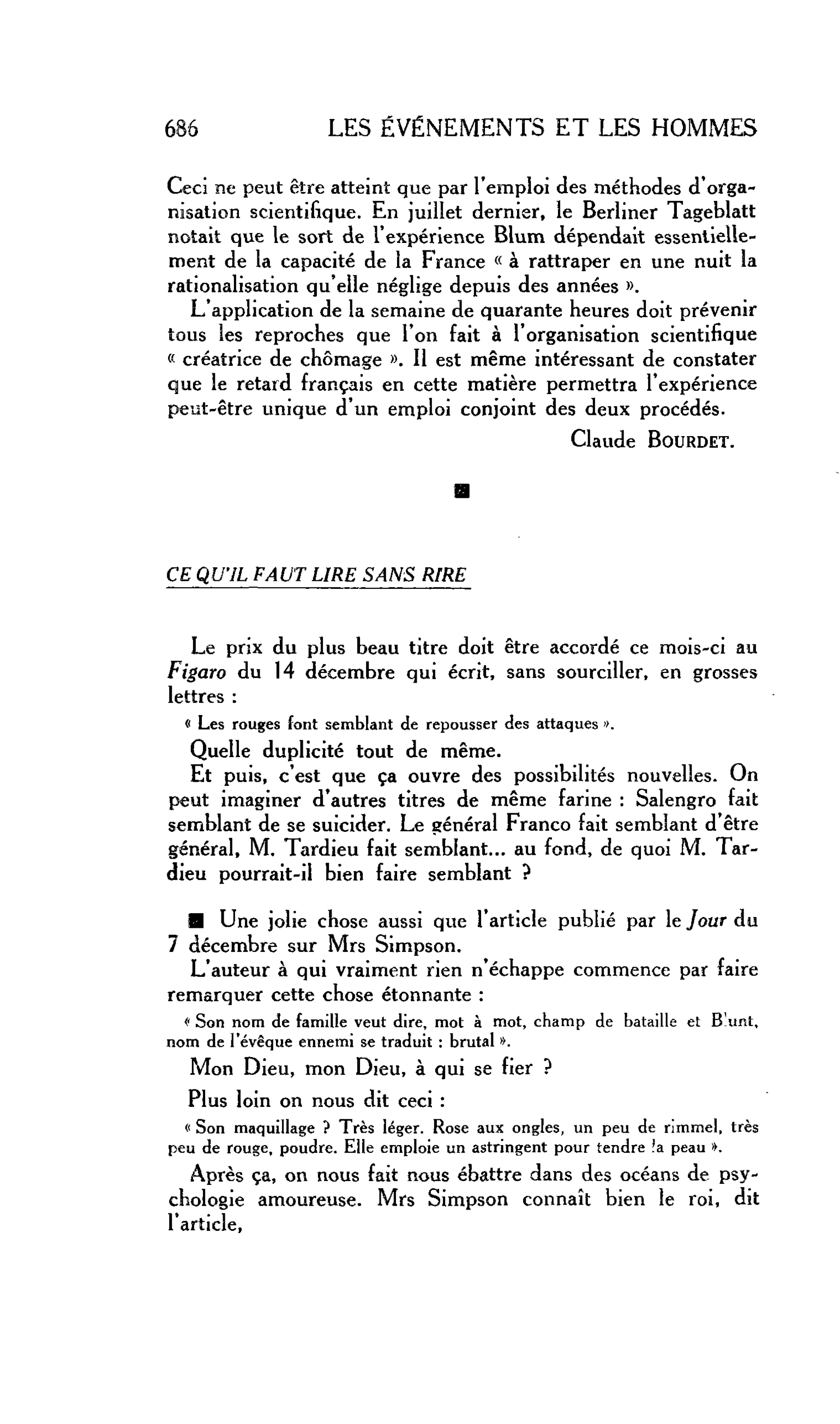 LA CITÉ : CE QU’IL FAUT LIRE SANS RIRE