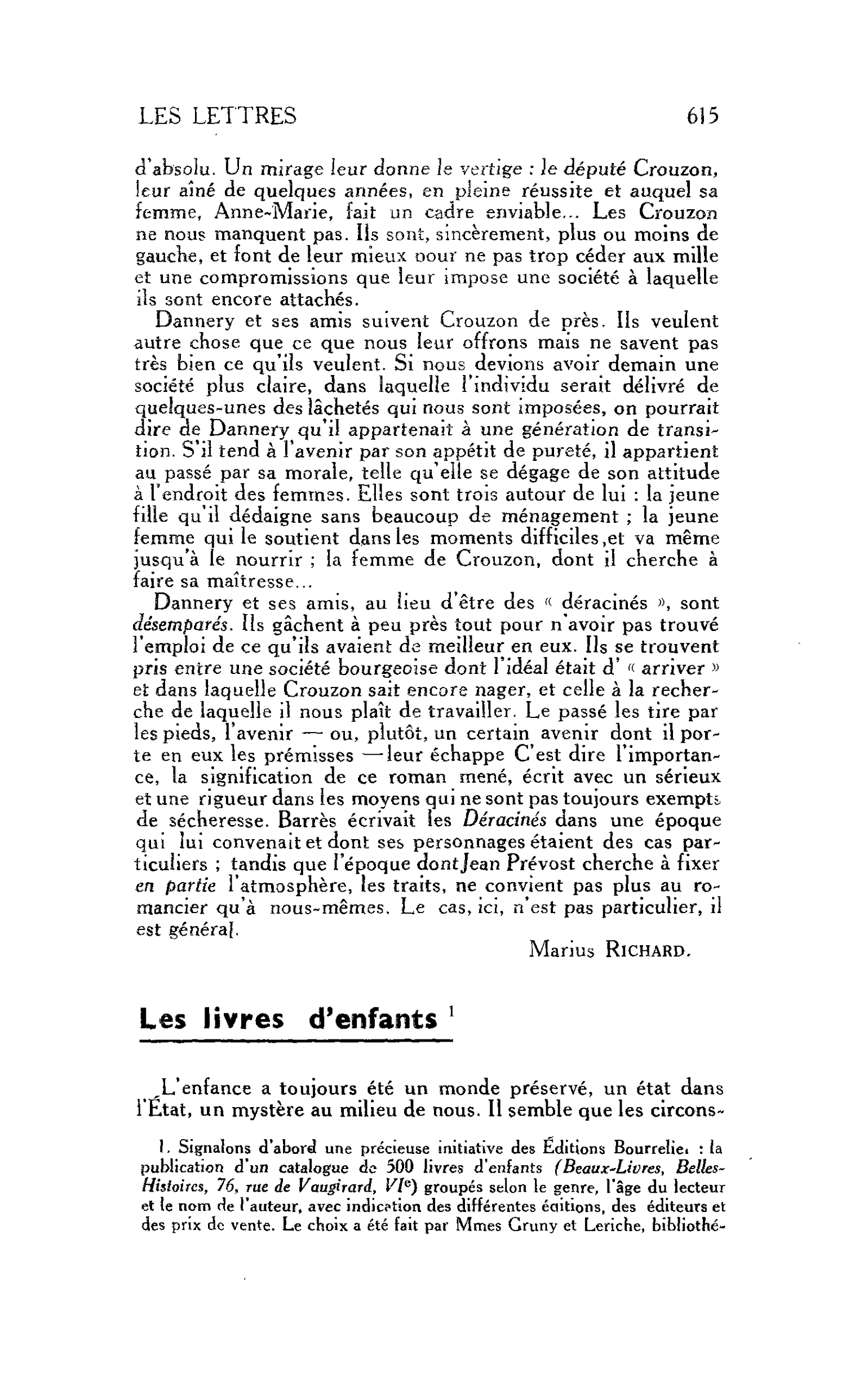 LES LETTRES : Les livres d’enfants