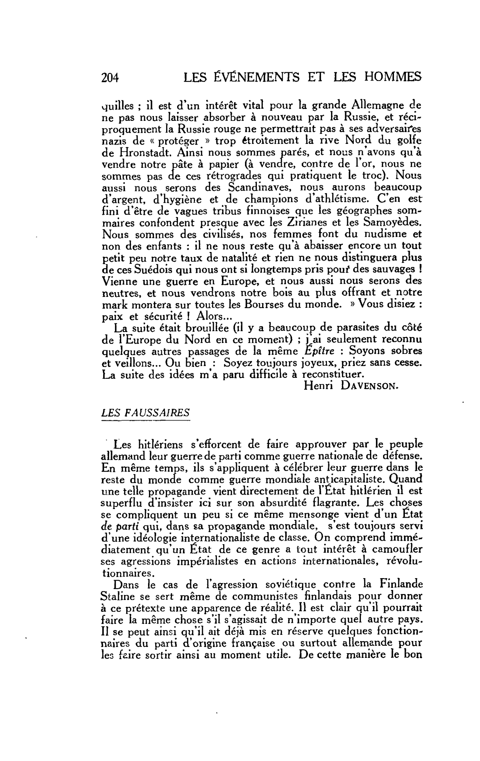 LA CITE : LES FAUSSAIRES