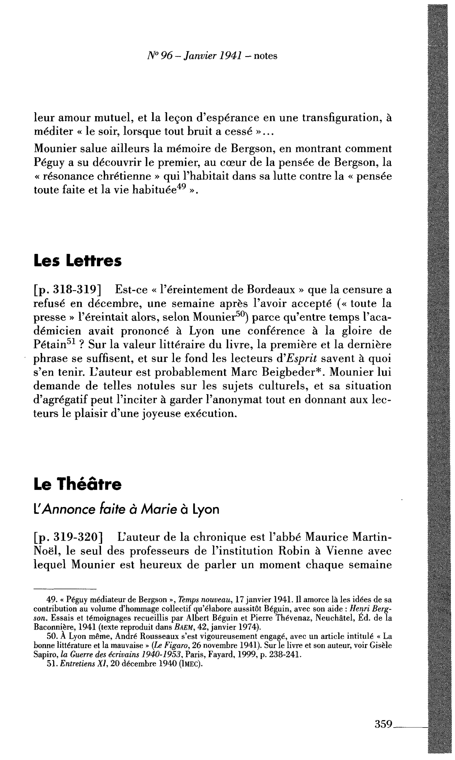Le Théâtre : L’Annonce faite à Marie à Lyon