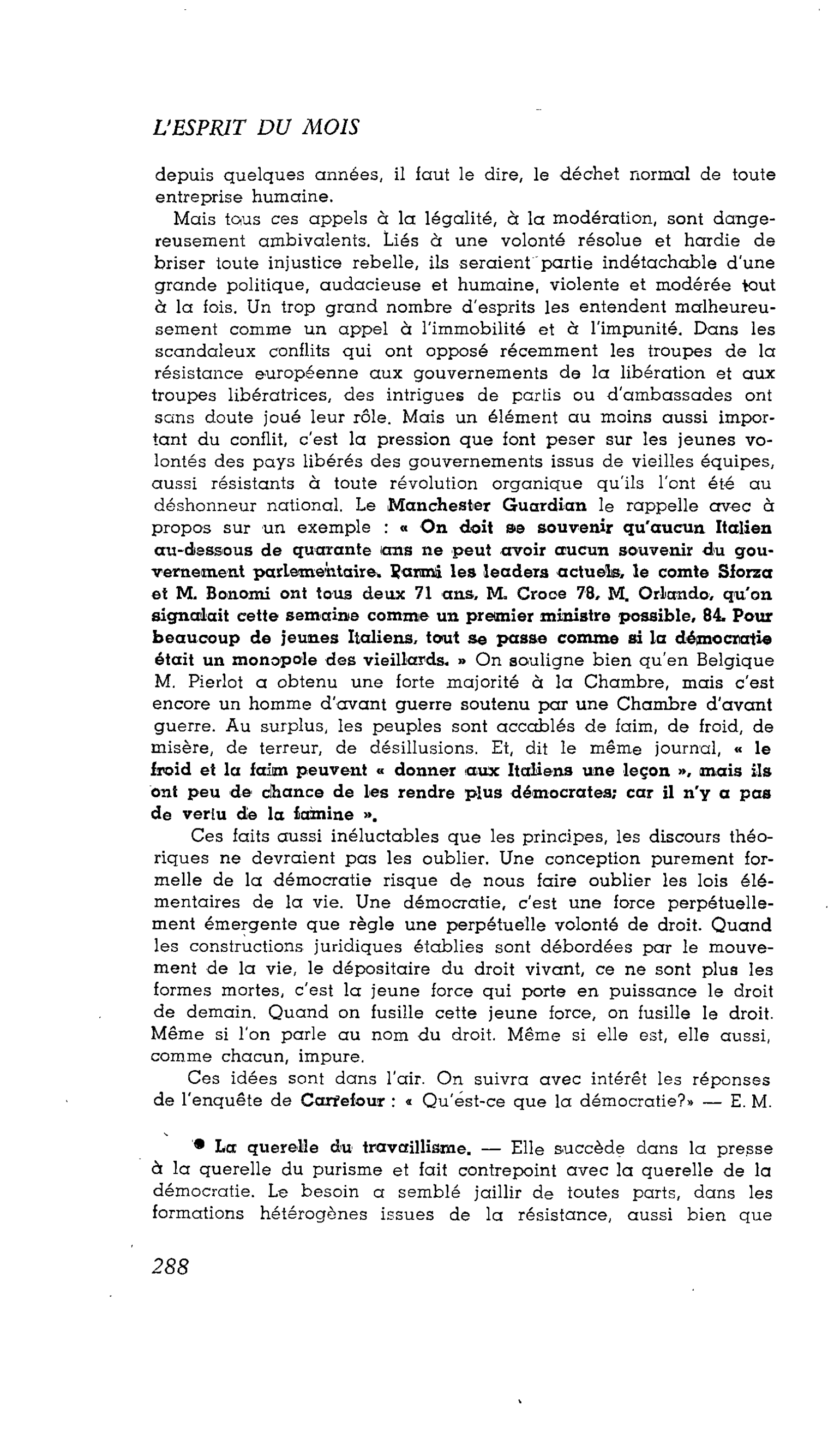 La querelle du travaillisme