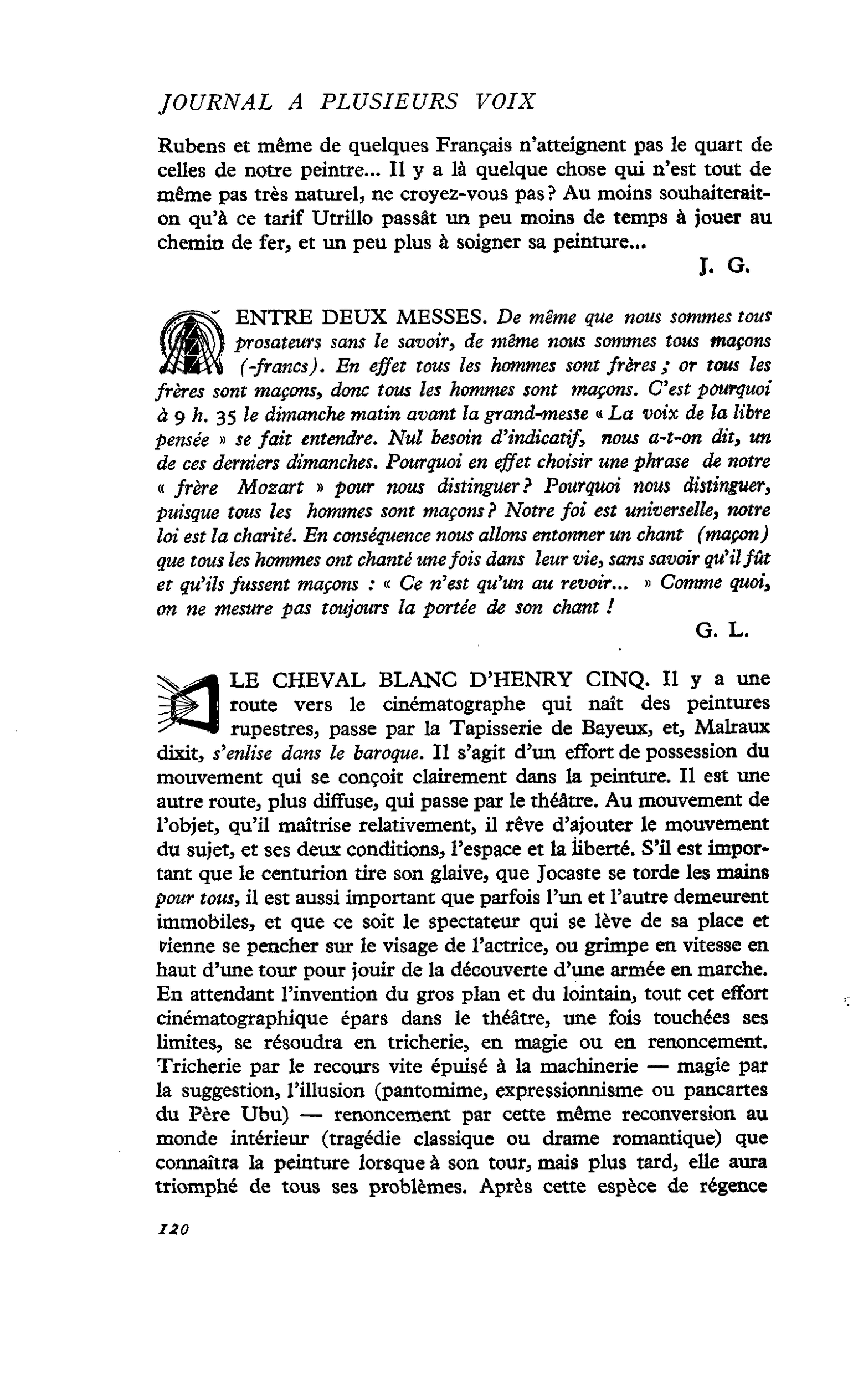 LE CHEVAL BLANC D’HENRY CINQ