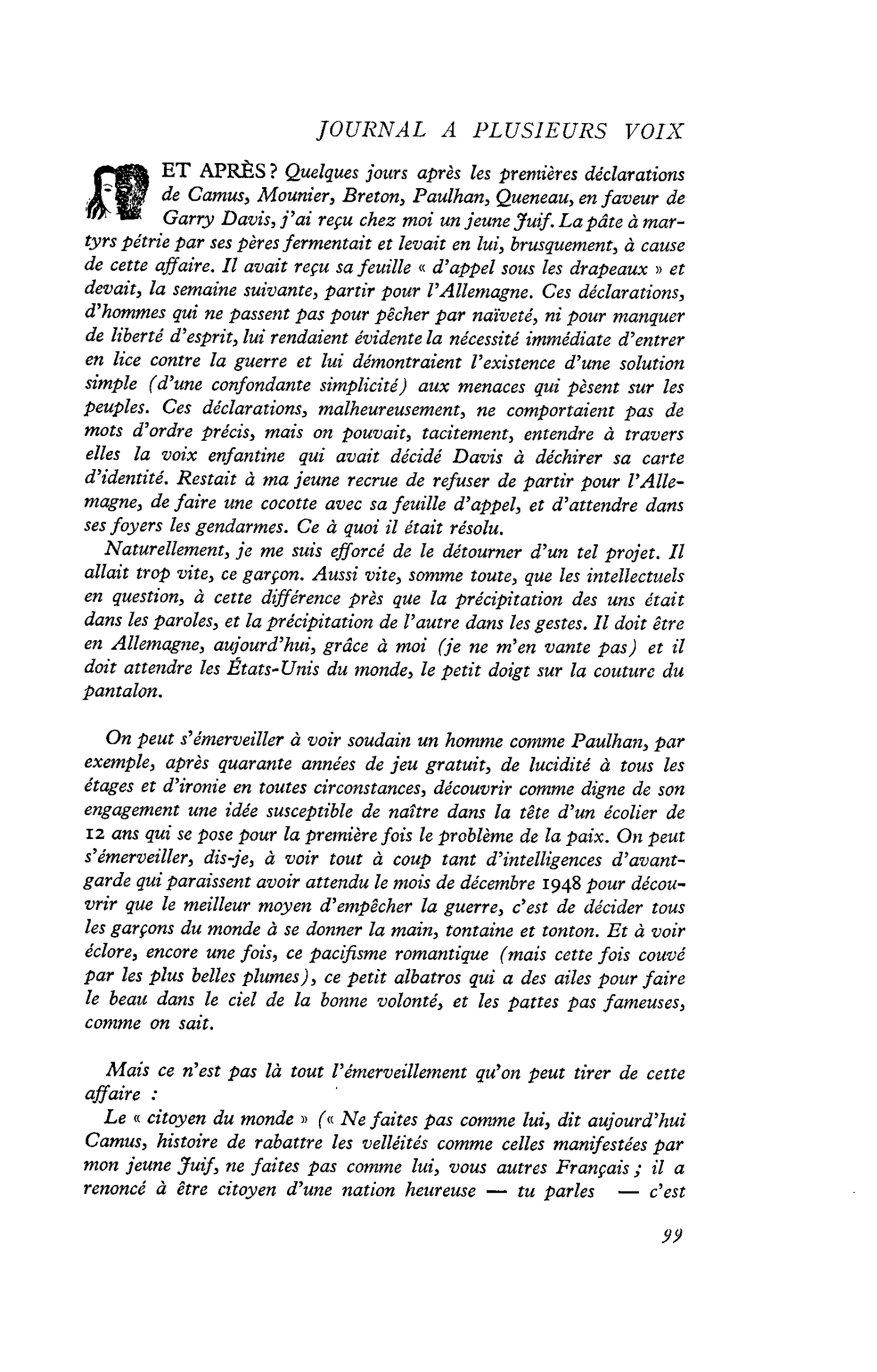 ET APRÈS ?