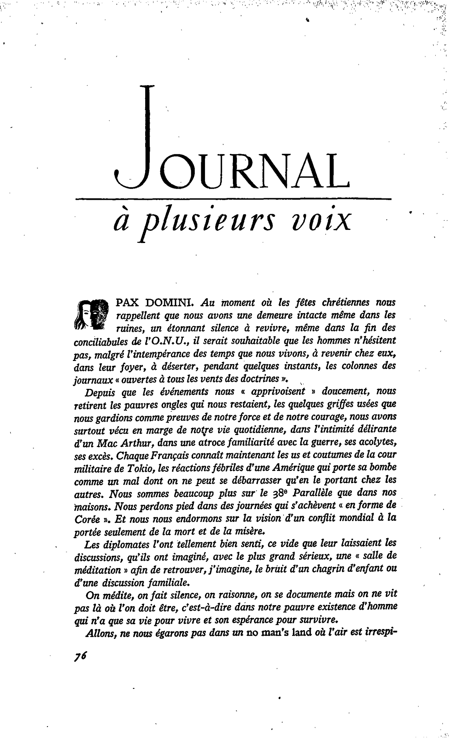 PAX DOMINI