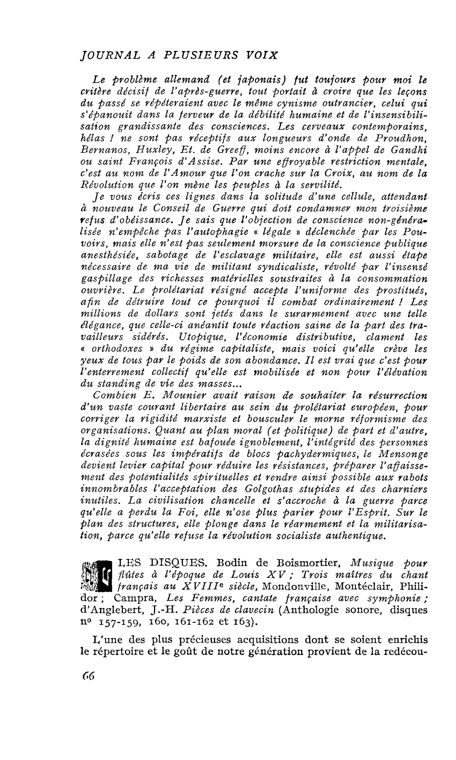 LES DISQUES