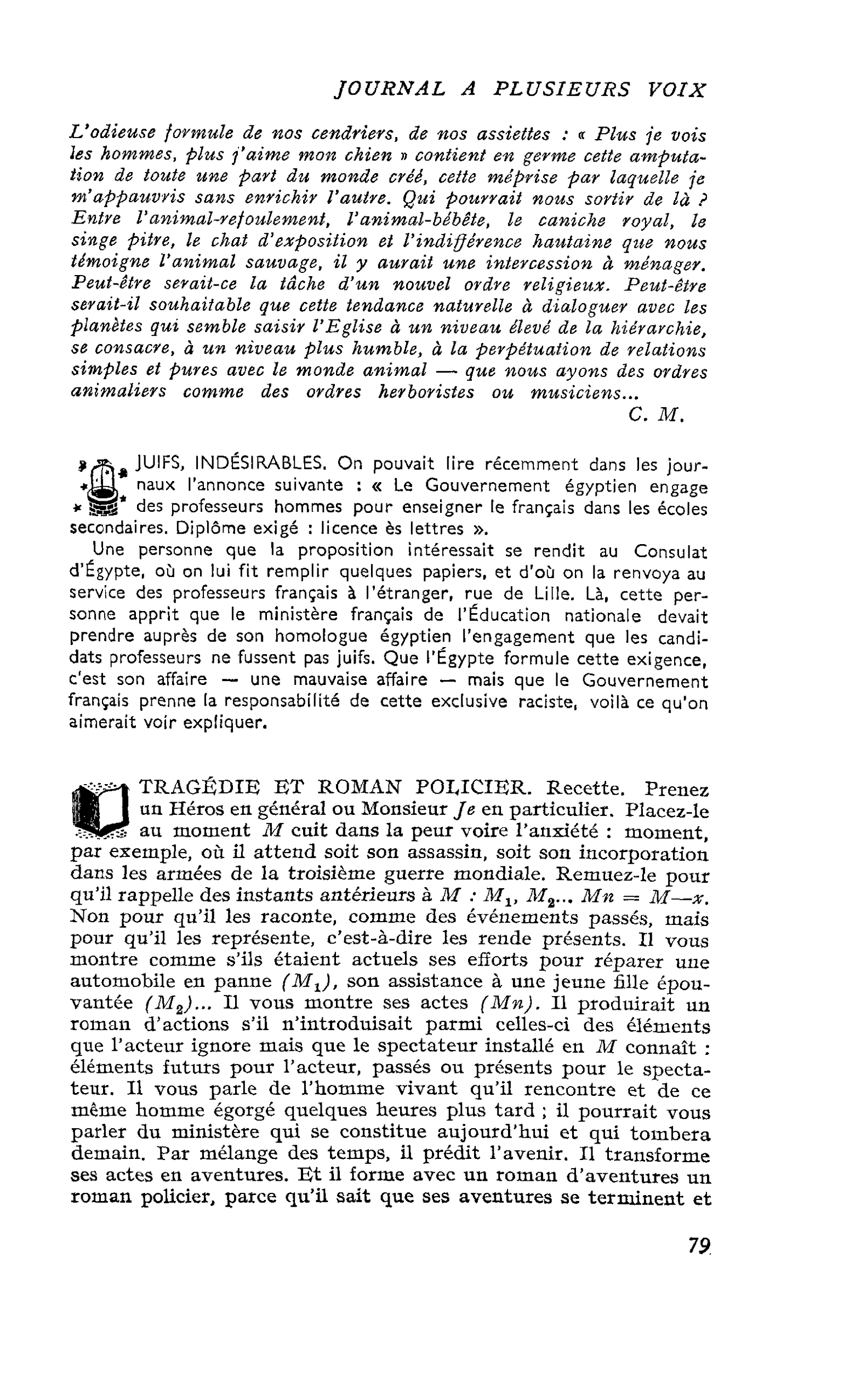 JUIFS, INDÉSIRABLES