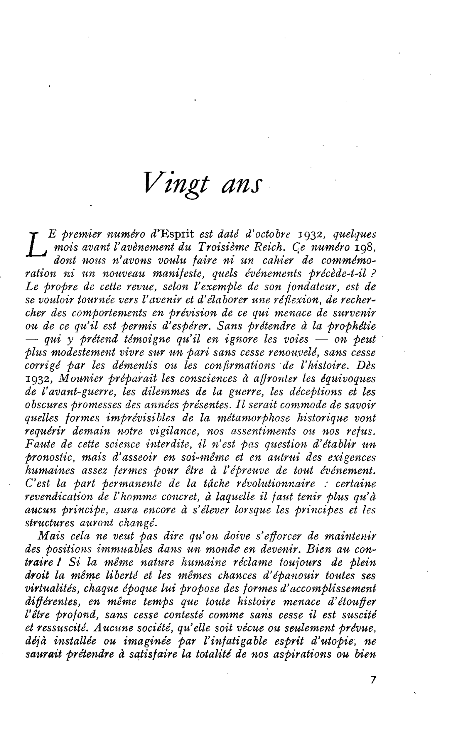 Vingt ans