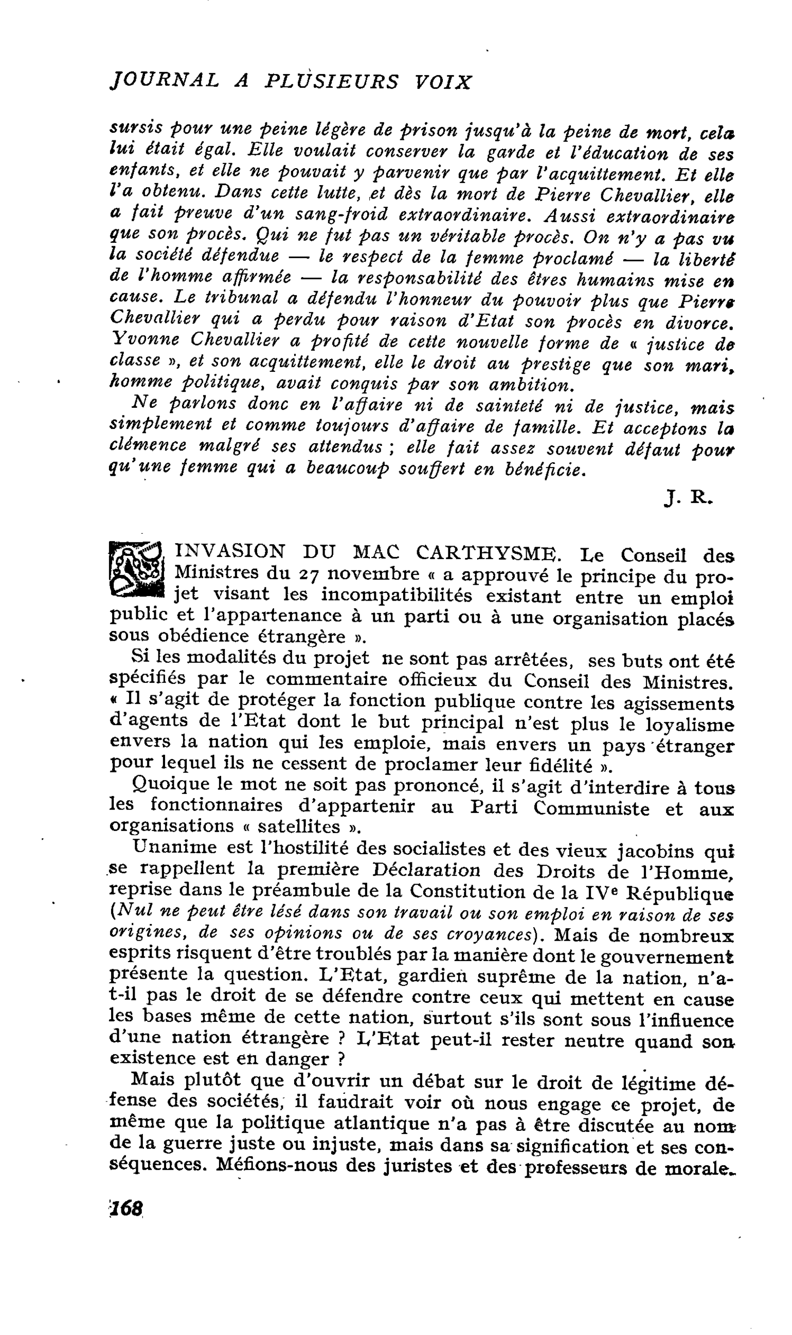 Invasion du Mac Carthysme