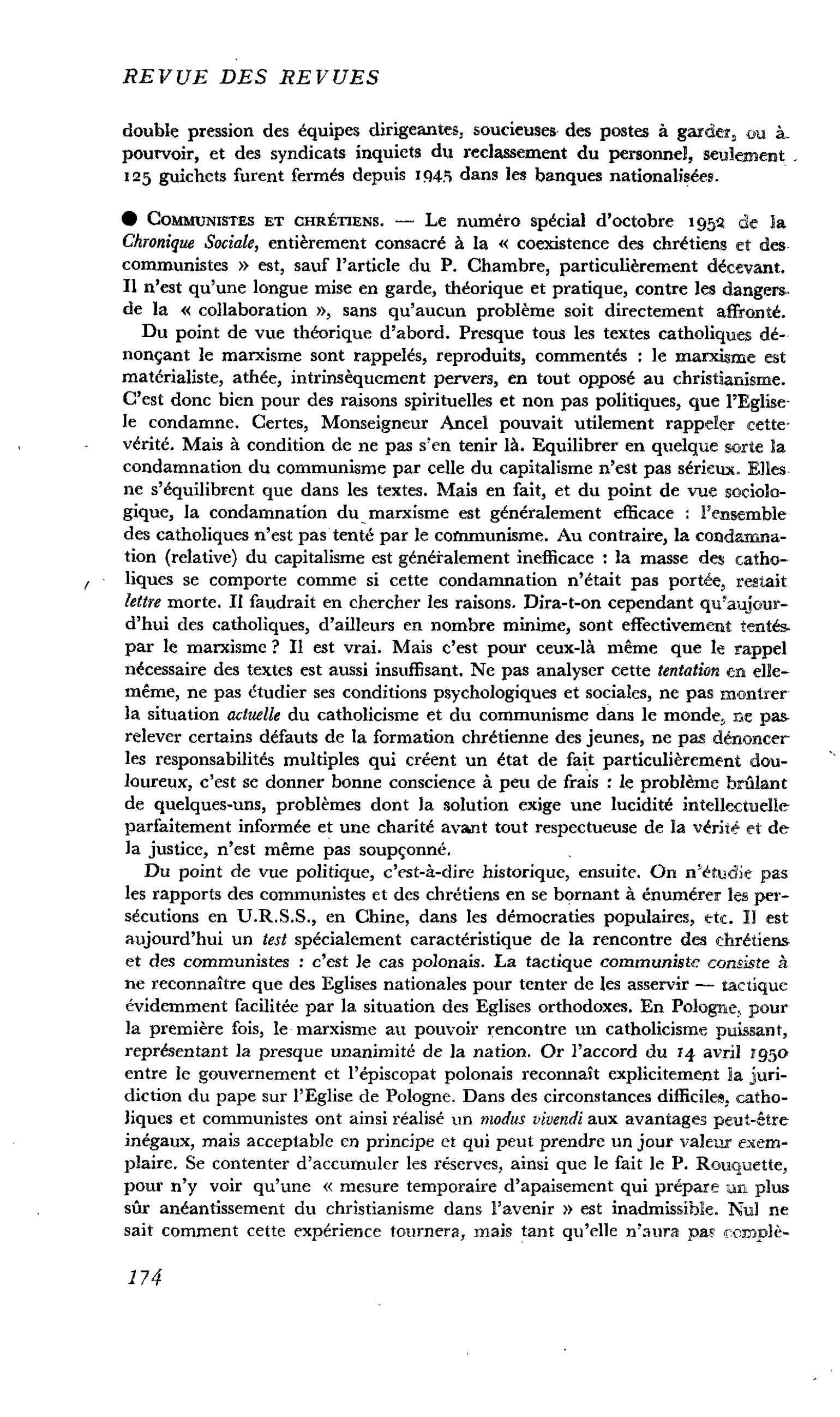 Communistes et chrétiens