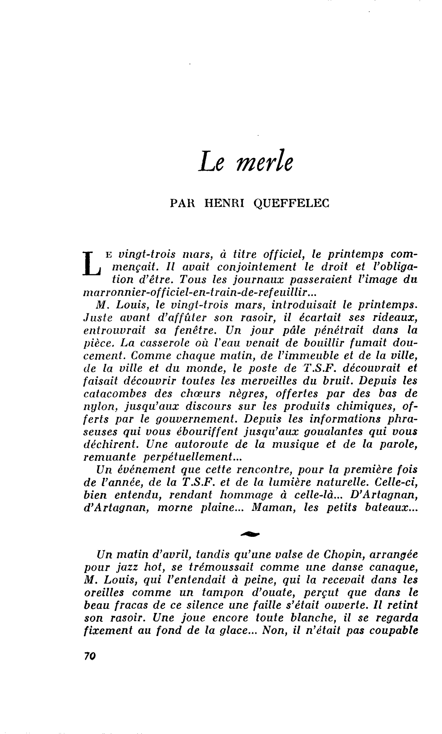 Le merle