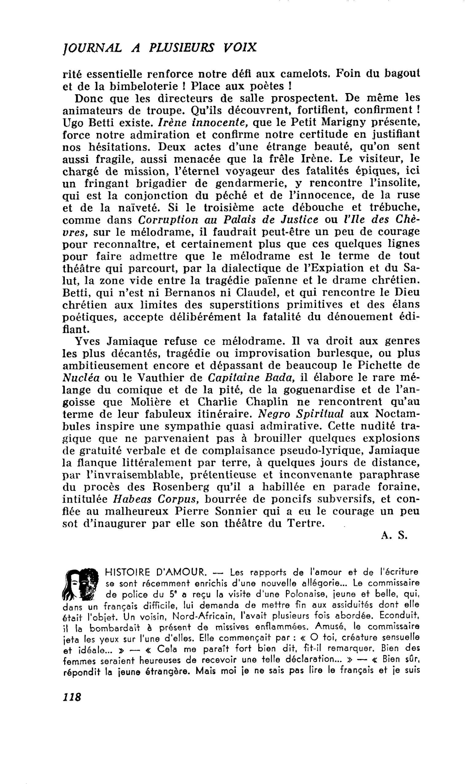 HISTOIRE D’AMOUR