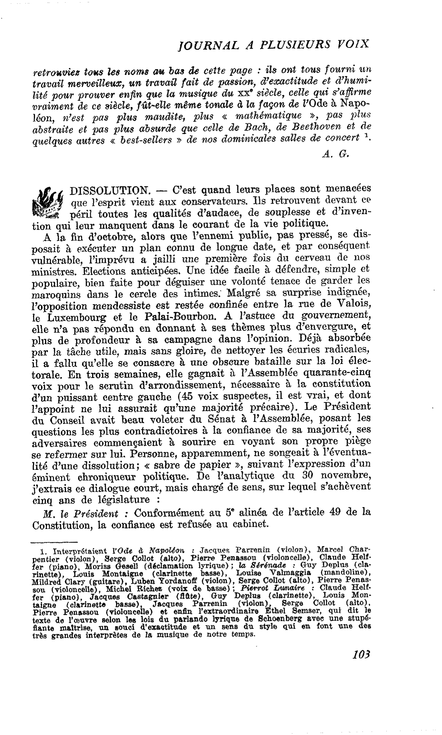 DISSOLUTION
