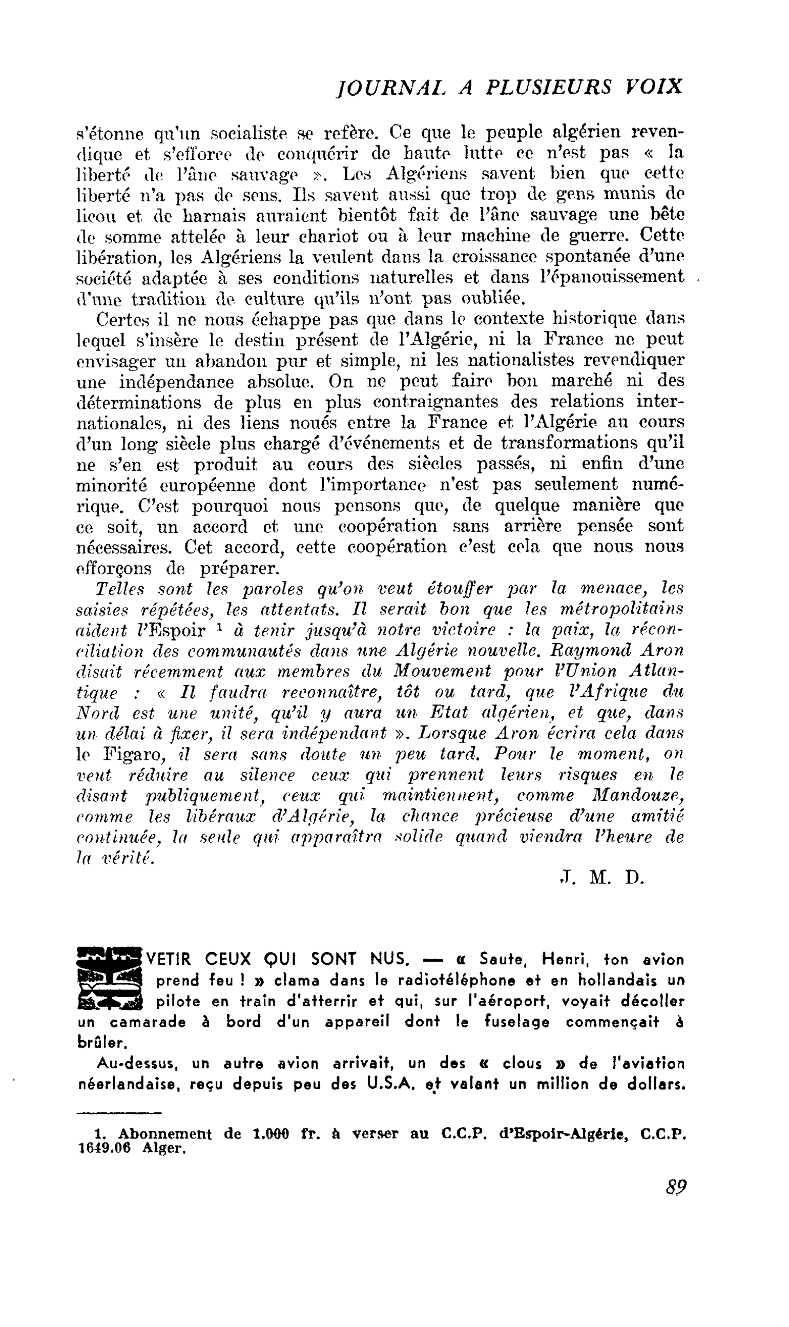 VETIR CEUX QUI SONT NUS