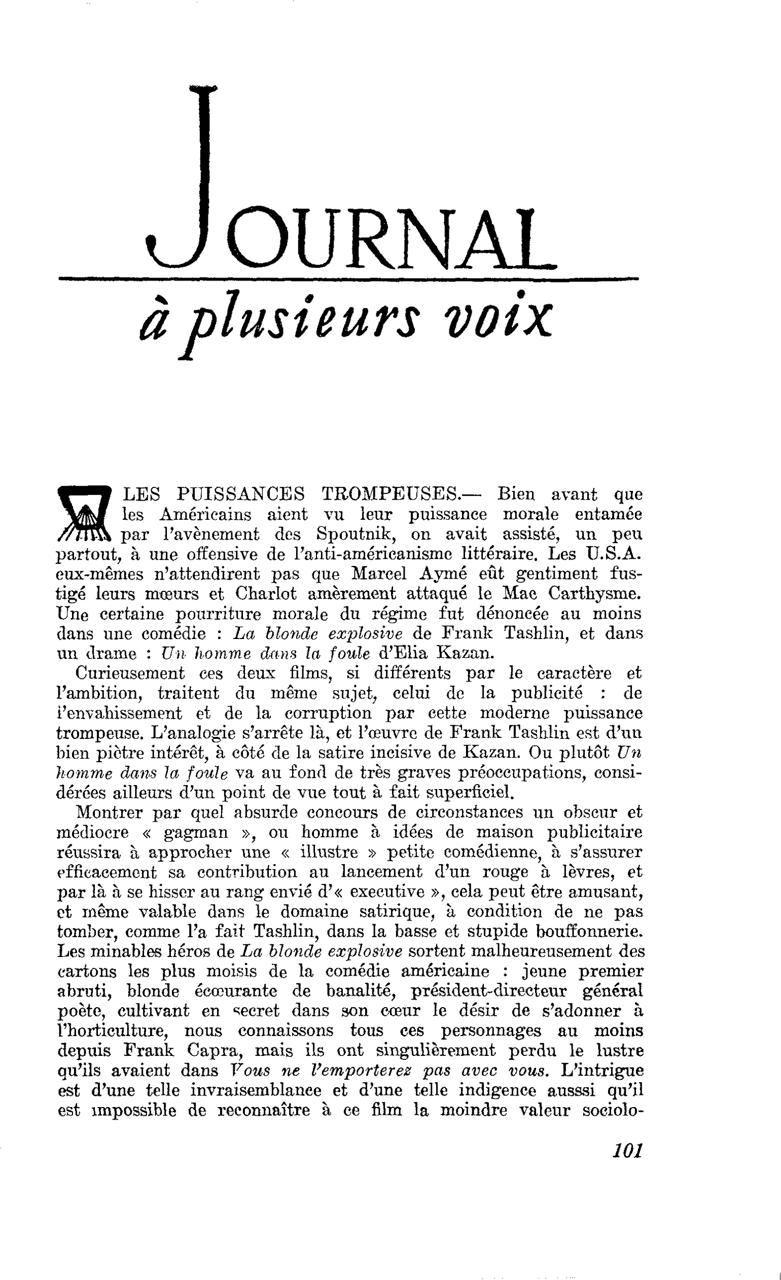 LES PUISSANCES TROMPEUSES