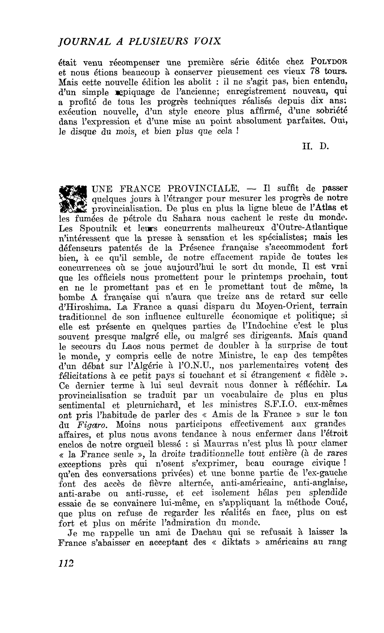 Une France provinciale