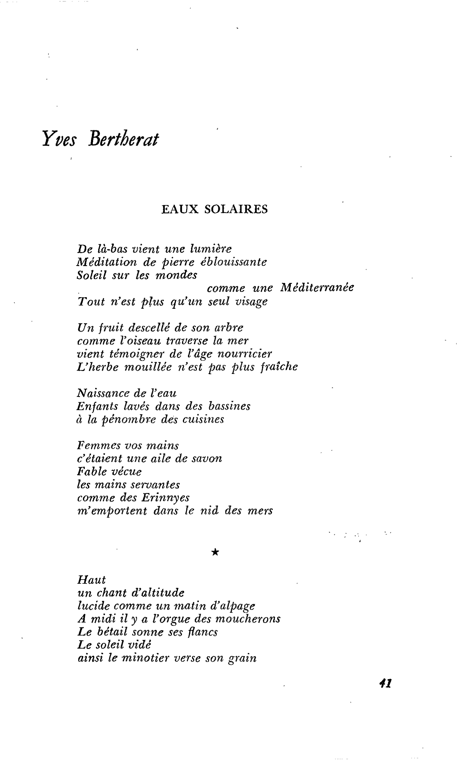 EAUX SOLAIRES