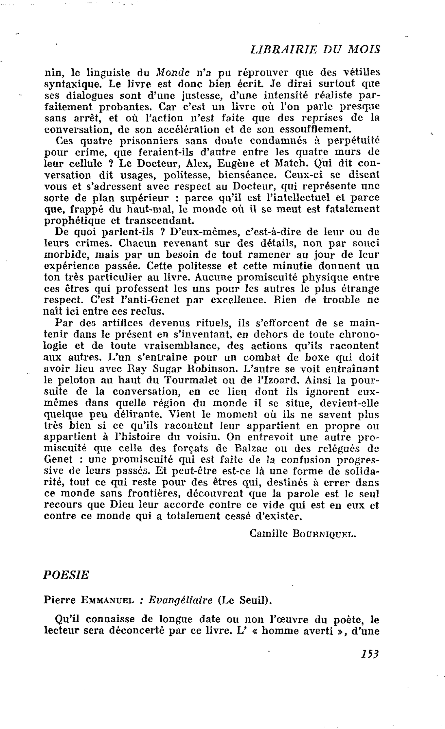 Pierre Emmanuel : Evangéliaire