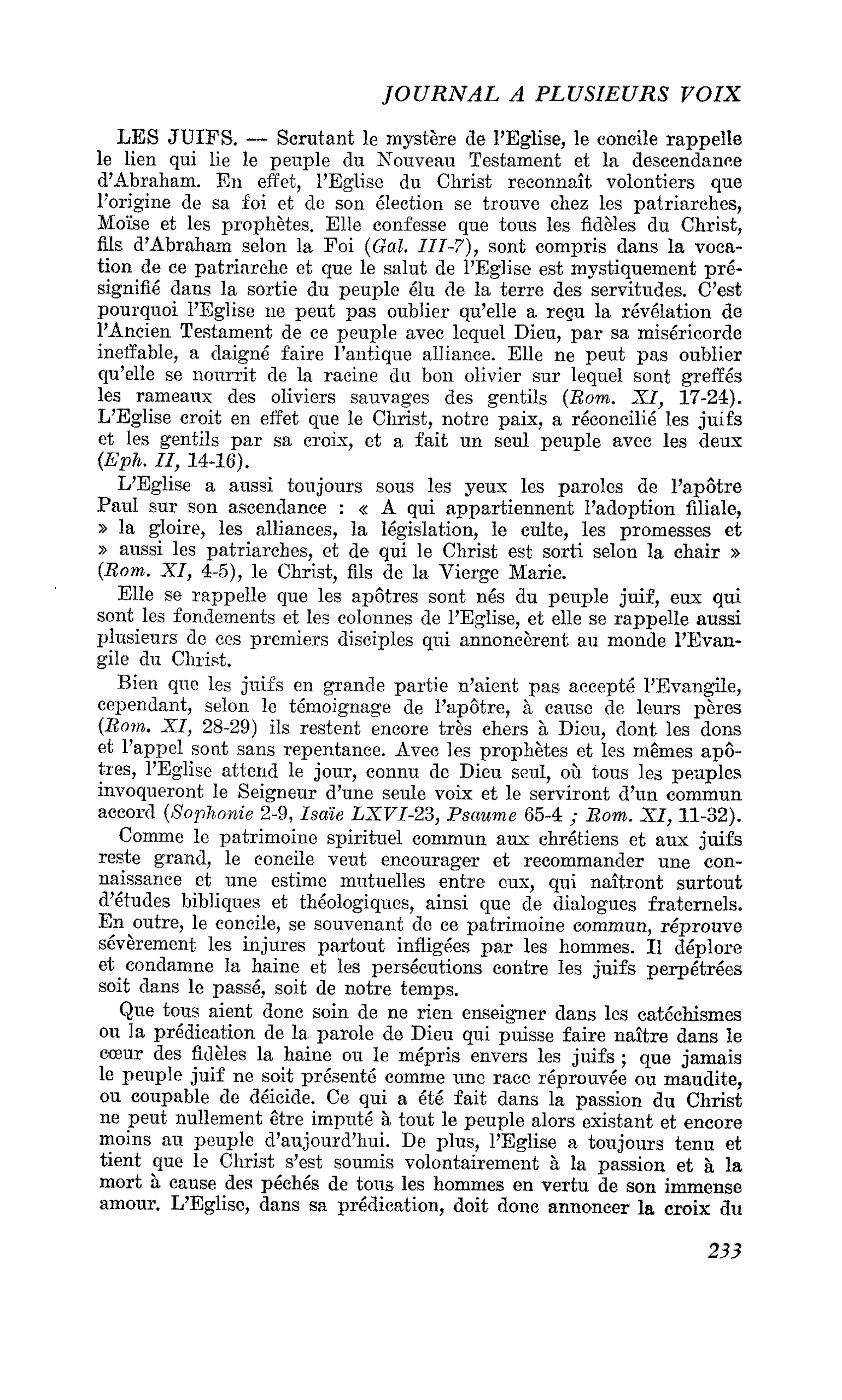 LES JUIFS