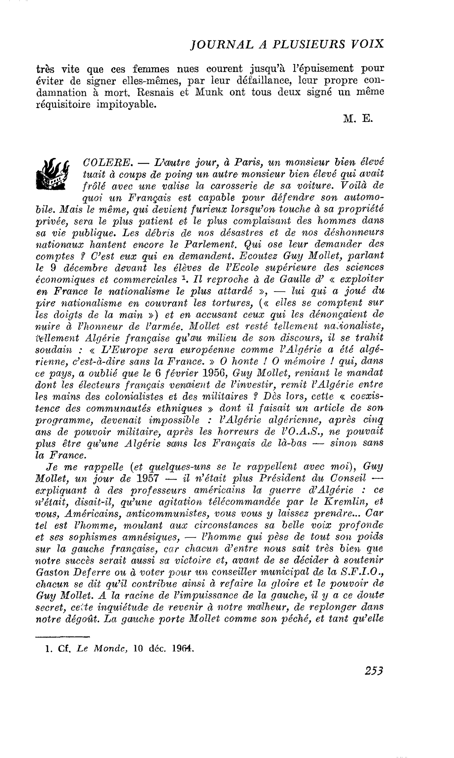 COLERE