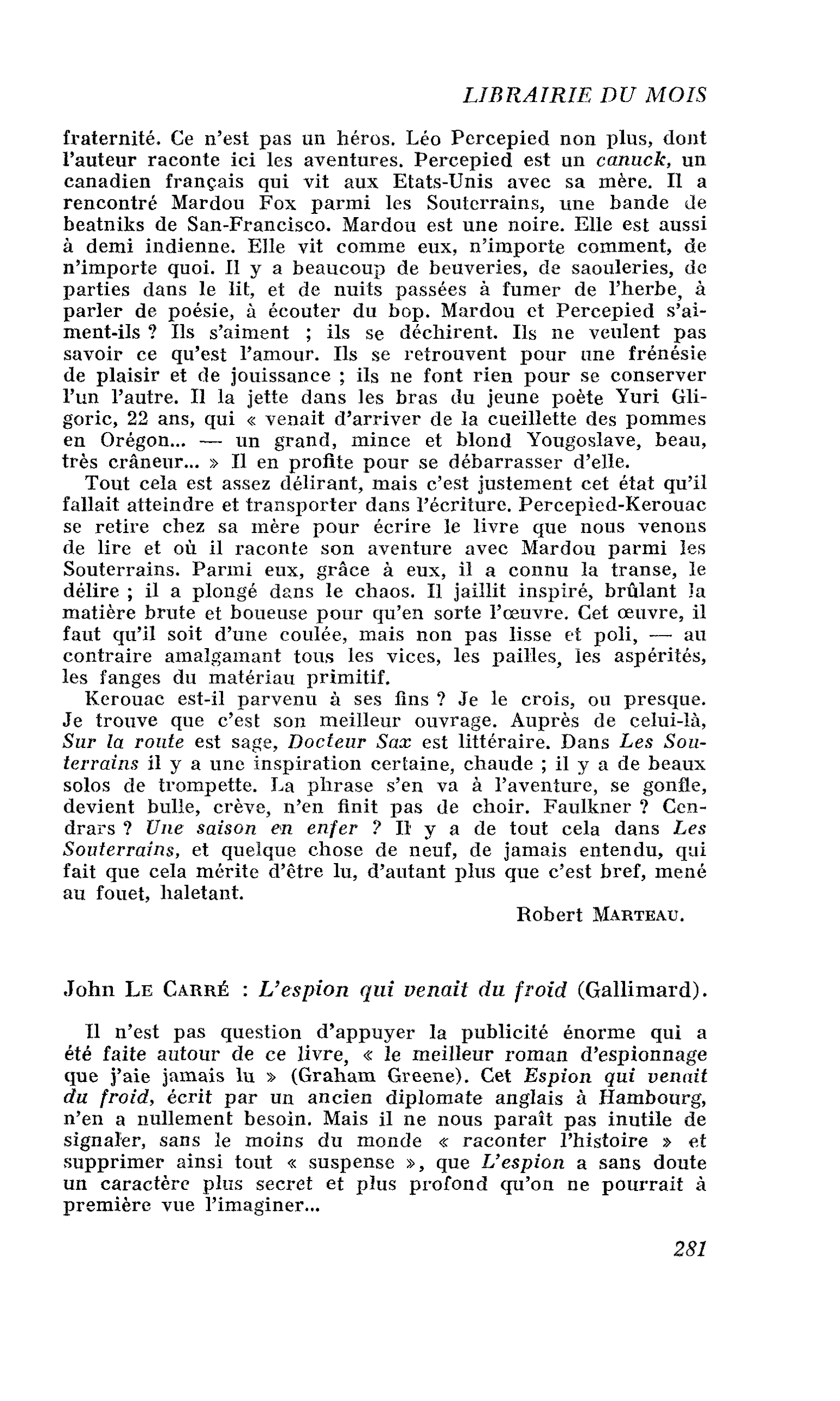 John Le Carré : L’espion qui venait du froid