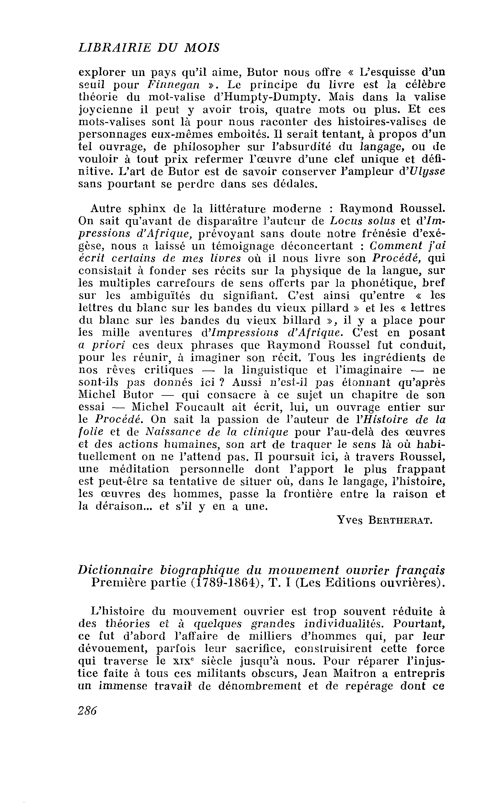 Dictionnaire biographique du mouvement ouvrier français. Première partie (1789-1864), T. I
