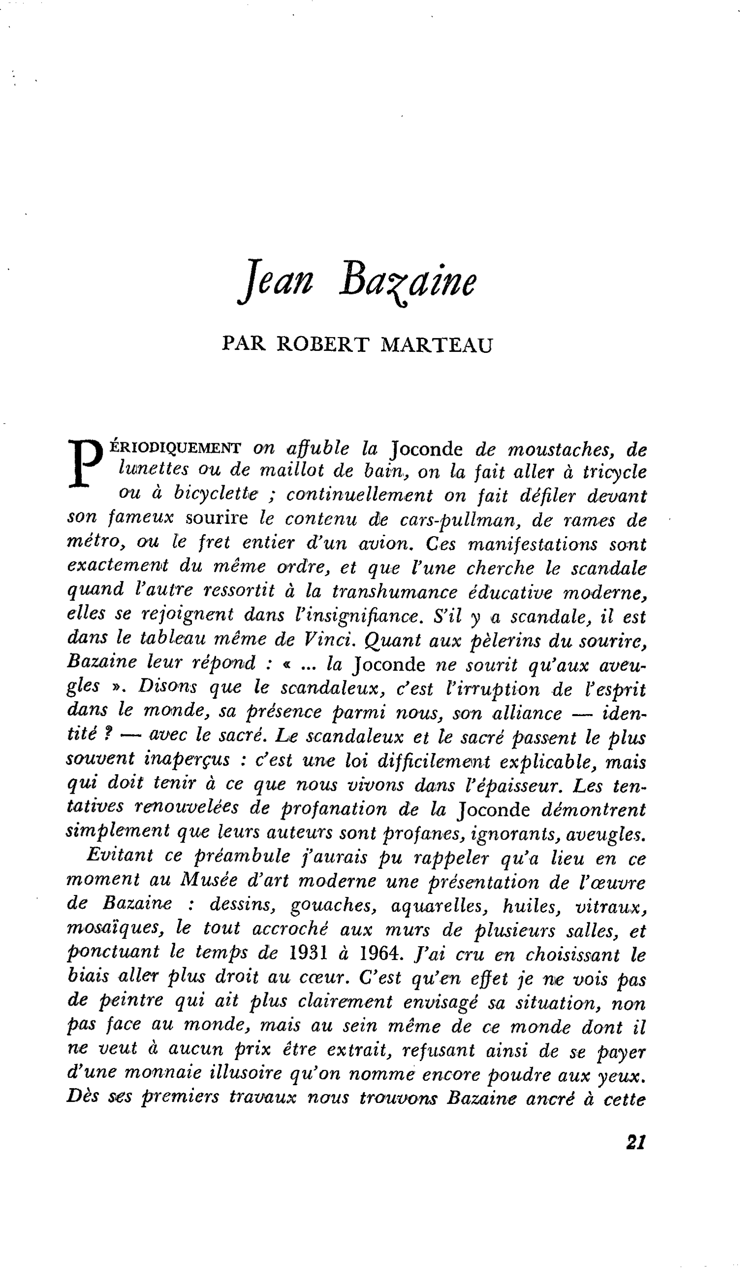 Jean Bazaine