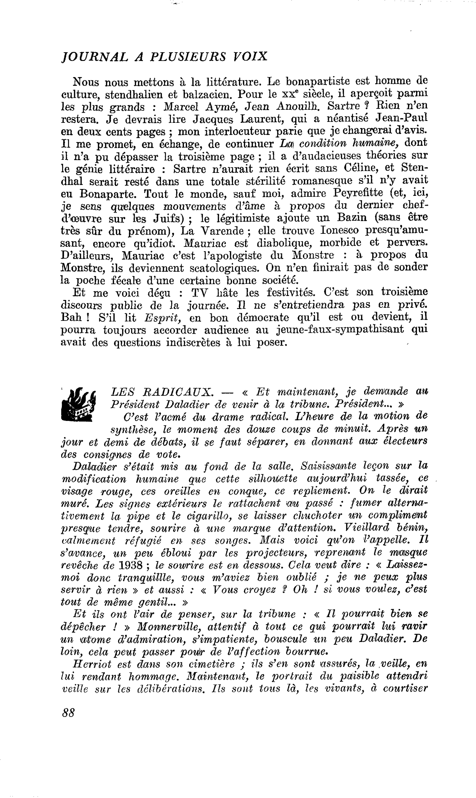 LES RADICAUX