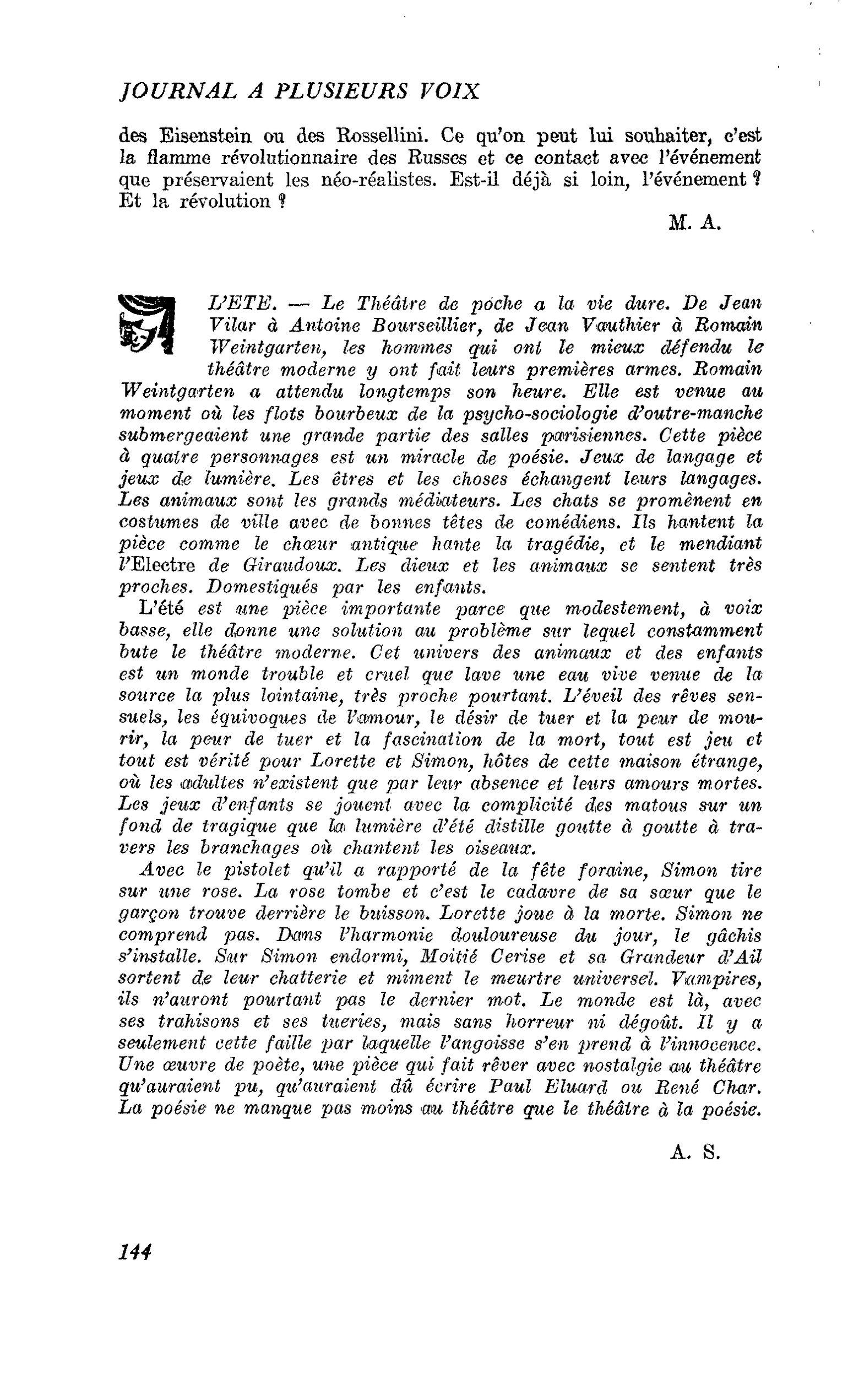 L’ETE