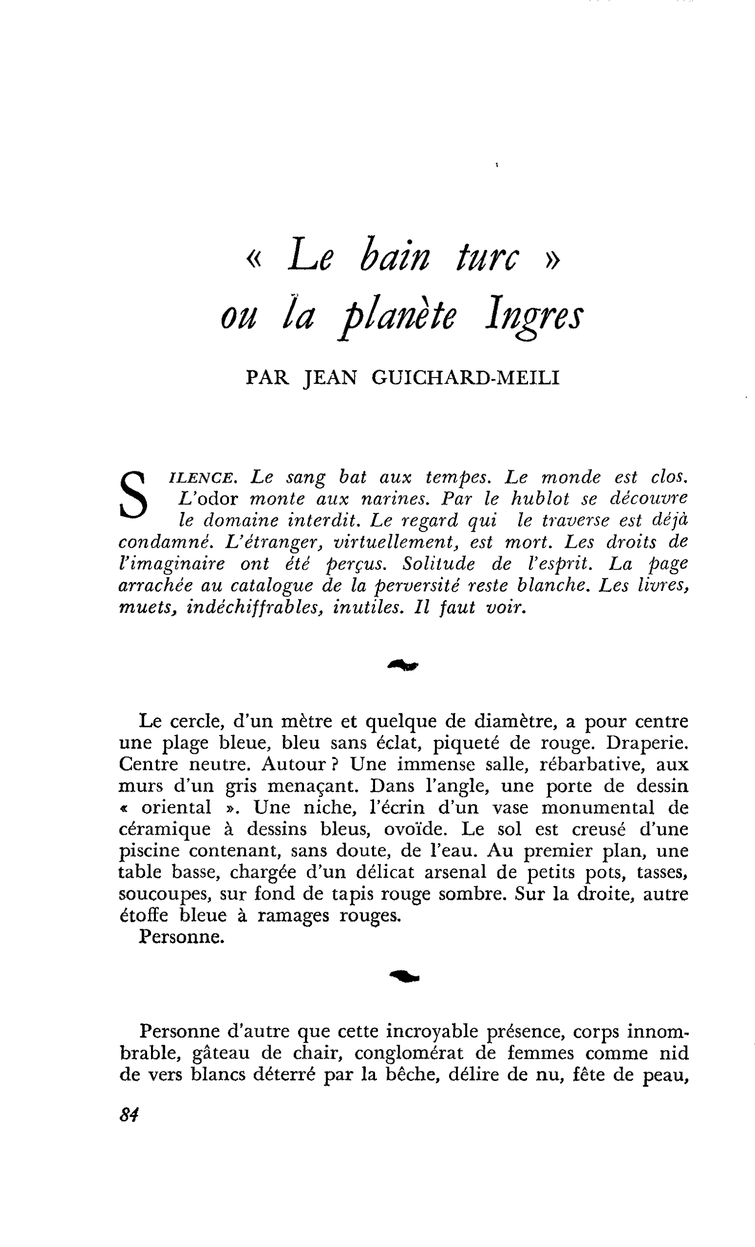 « Le bain turc » ou la planète Ingres
