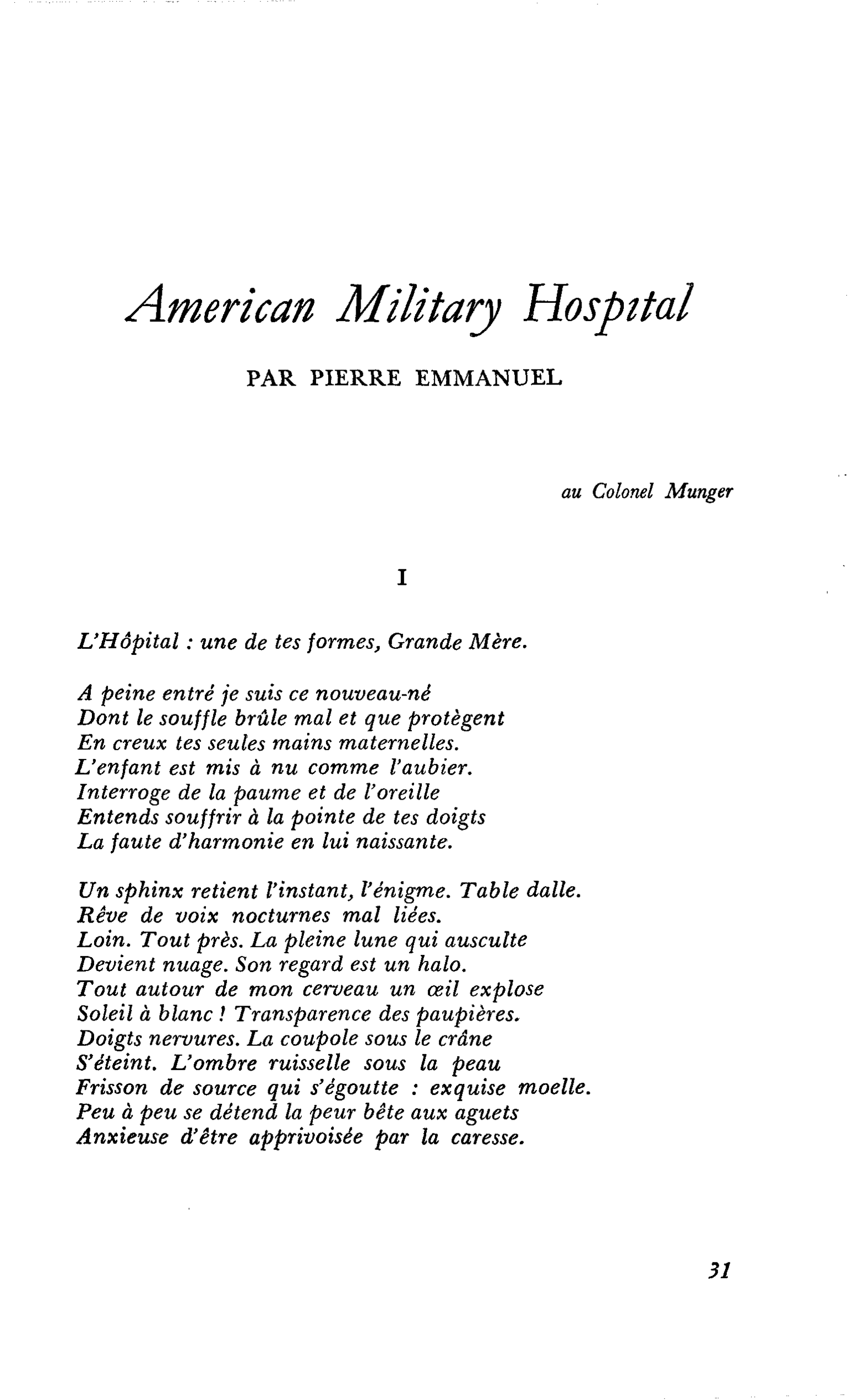American Military Hospital