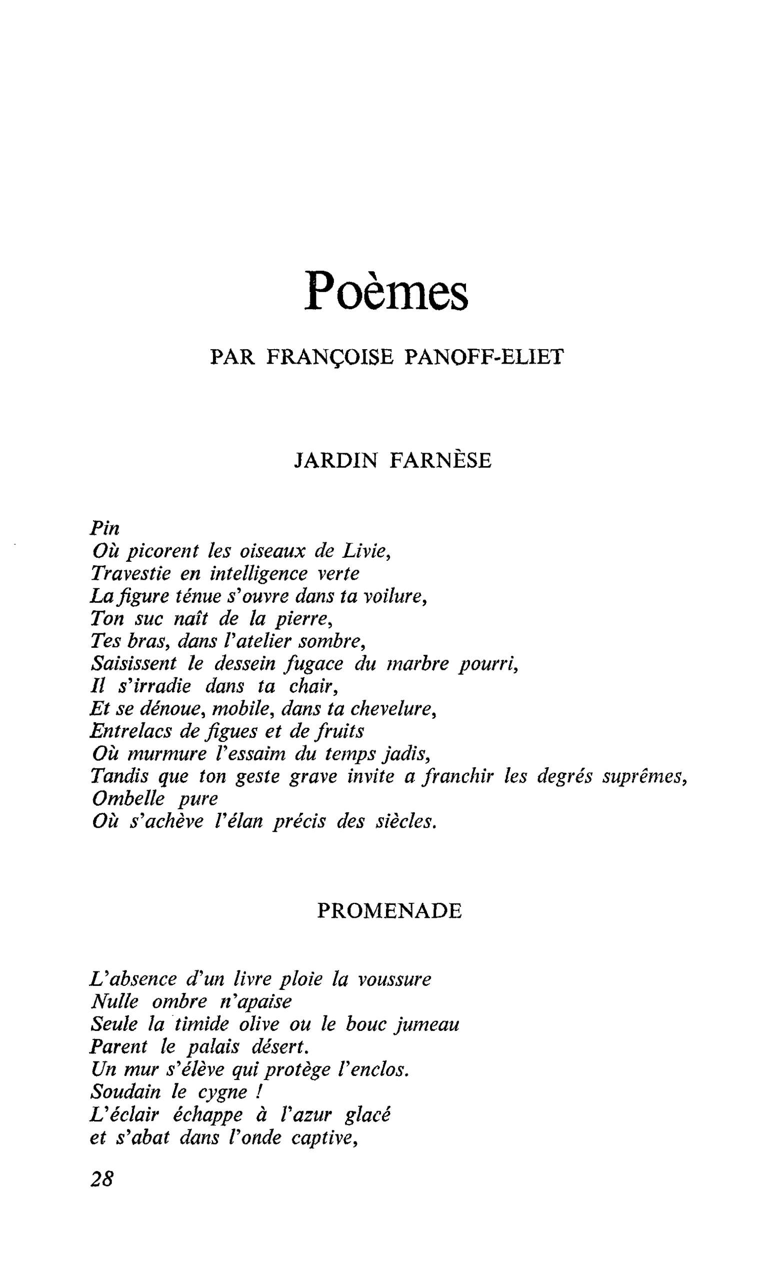 Poèmes