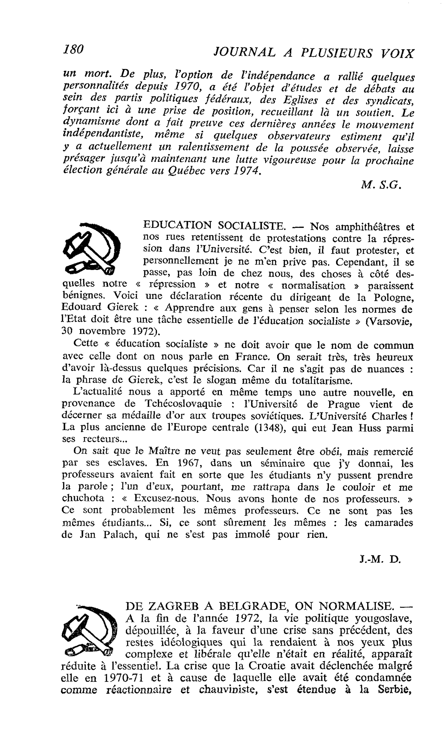 EDUCATION SOCIALISTE