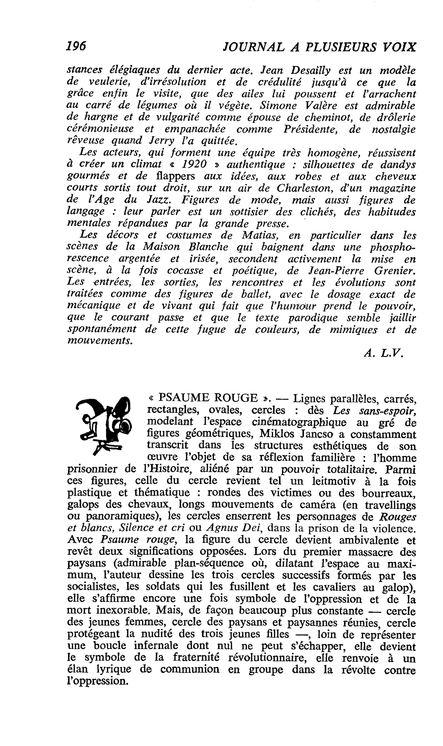 « PSAUME ROUGE »