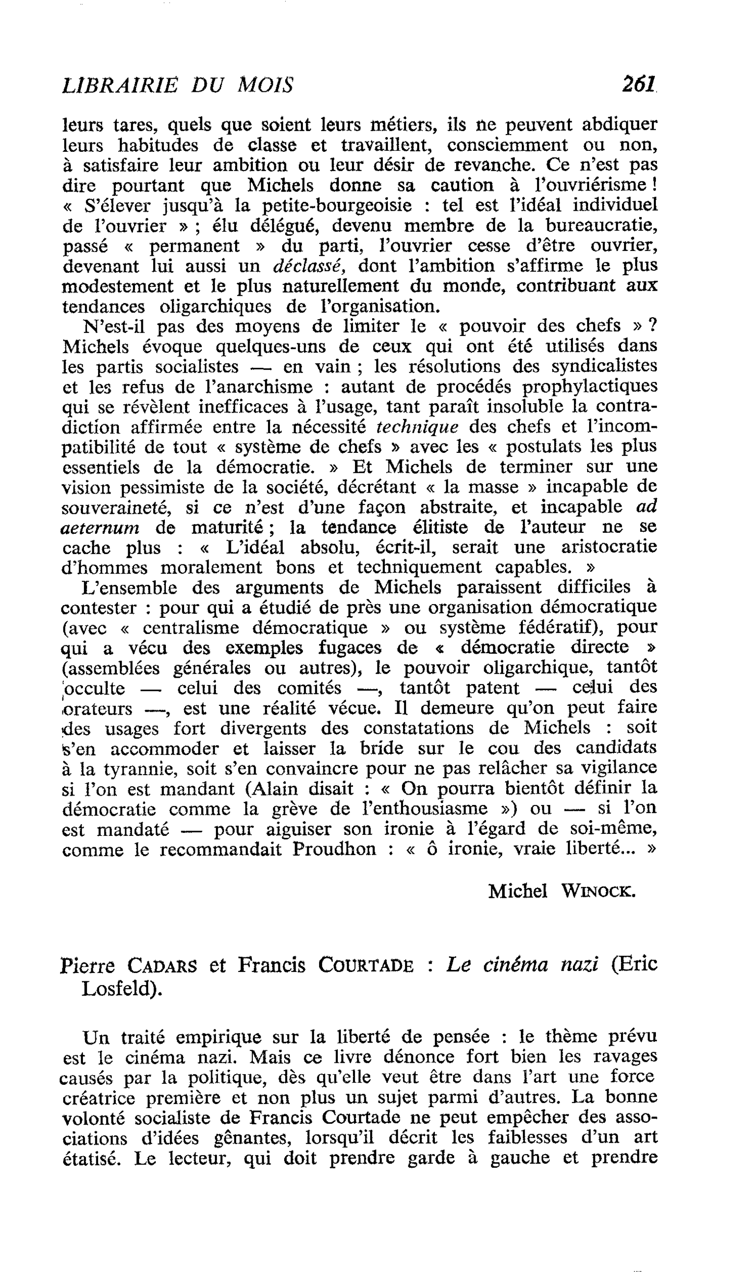 Pierre Cadars et Francis Courtade : Le cinéma nazi