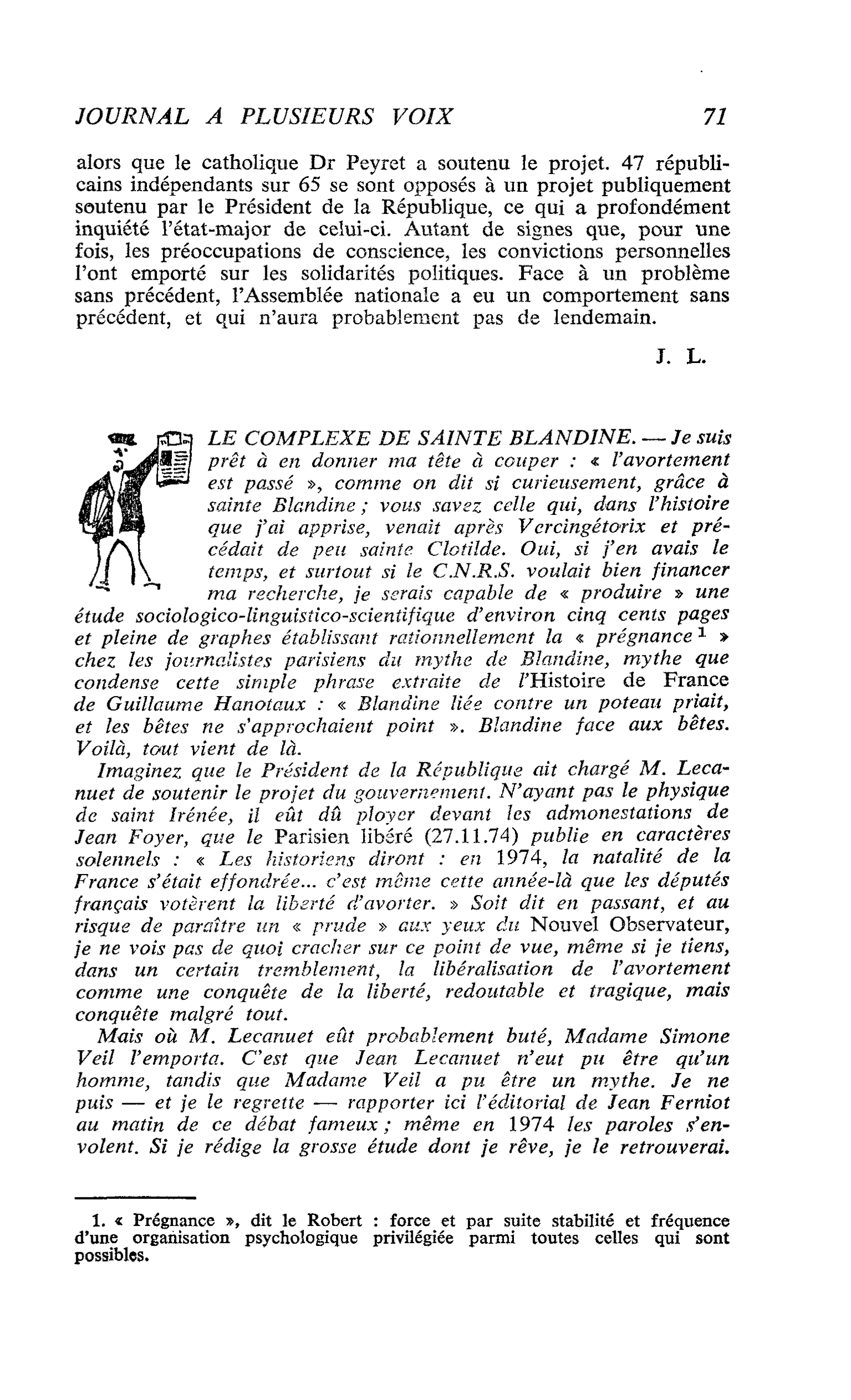 LE COMPLEXE DE SAINTE BLANDINE