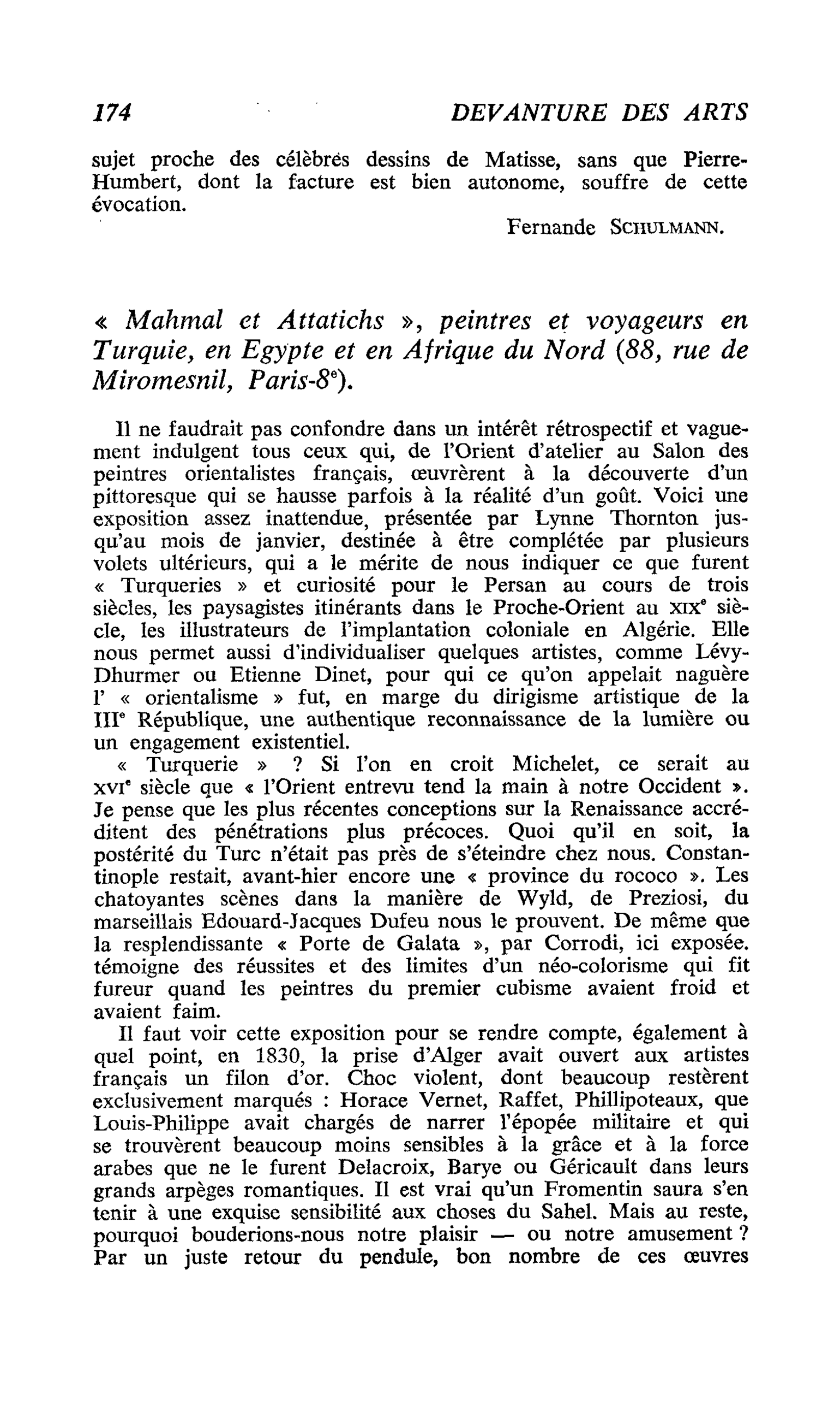 « Mahmal et Attatichs », peintres et voyageurs en Turquie, en Egypte et en Afrique du Nord
