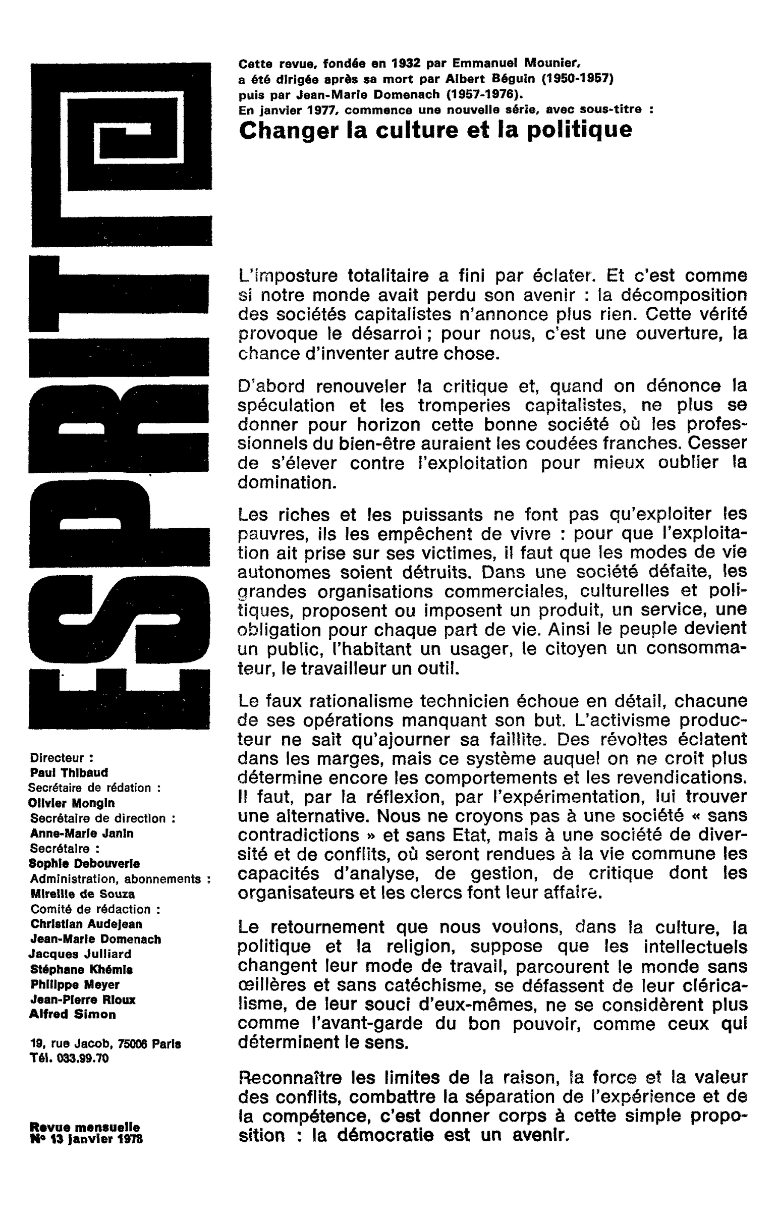 Editorial