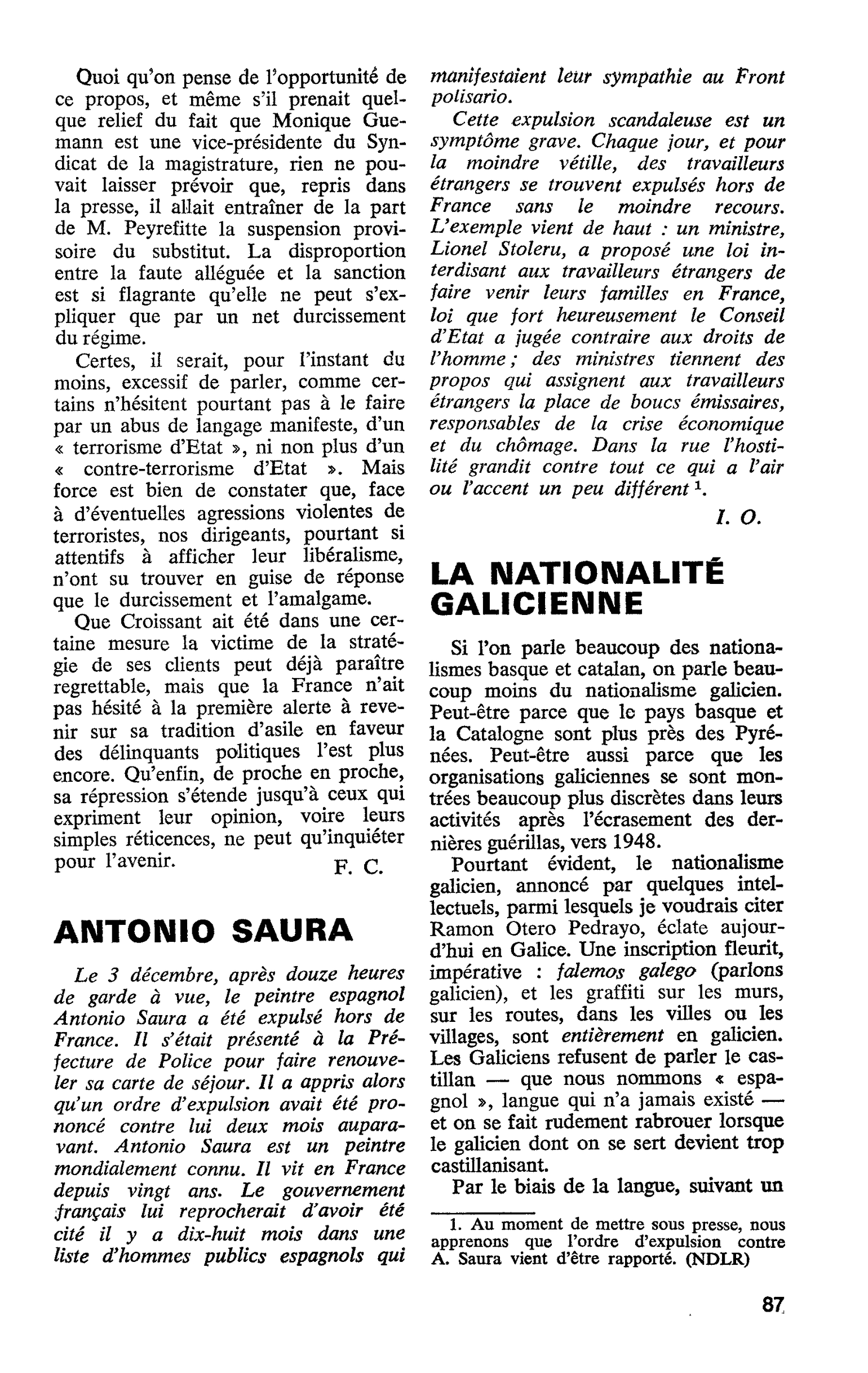 ANTONIO SAURA