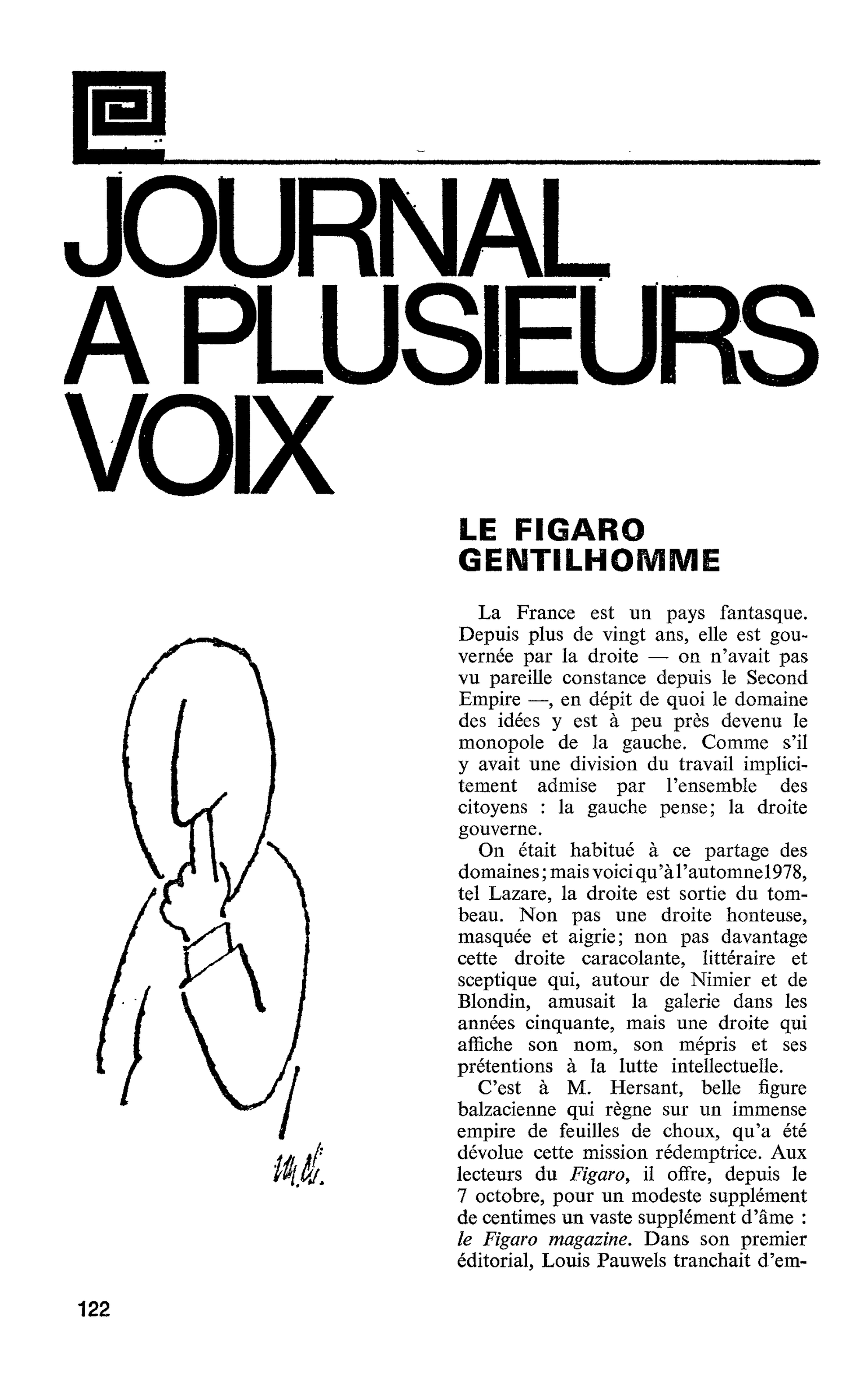 LE FIGARO GENTILHOMME