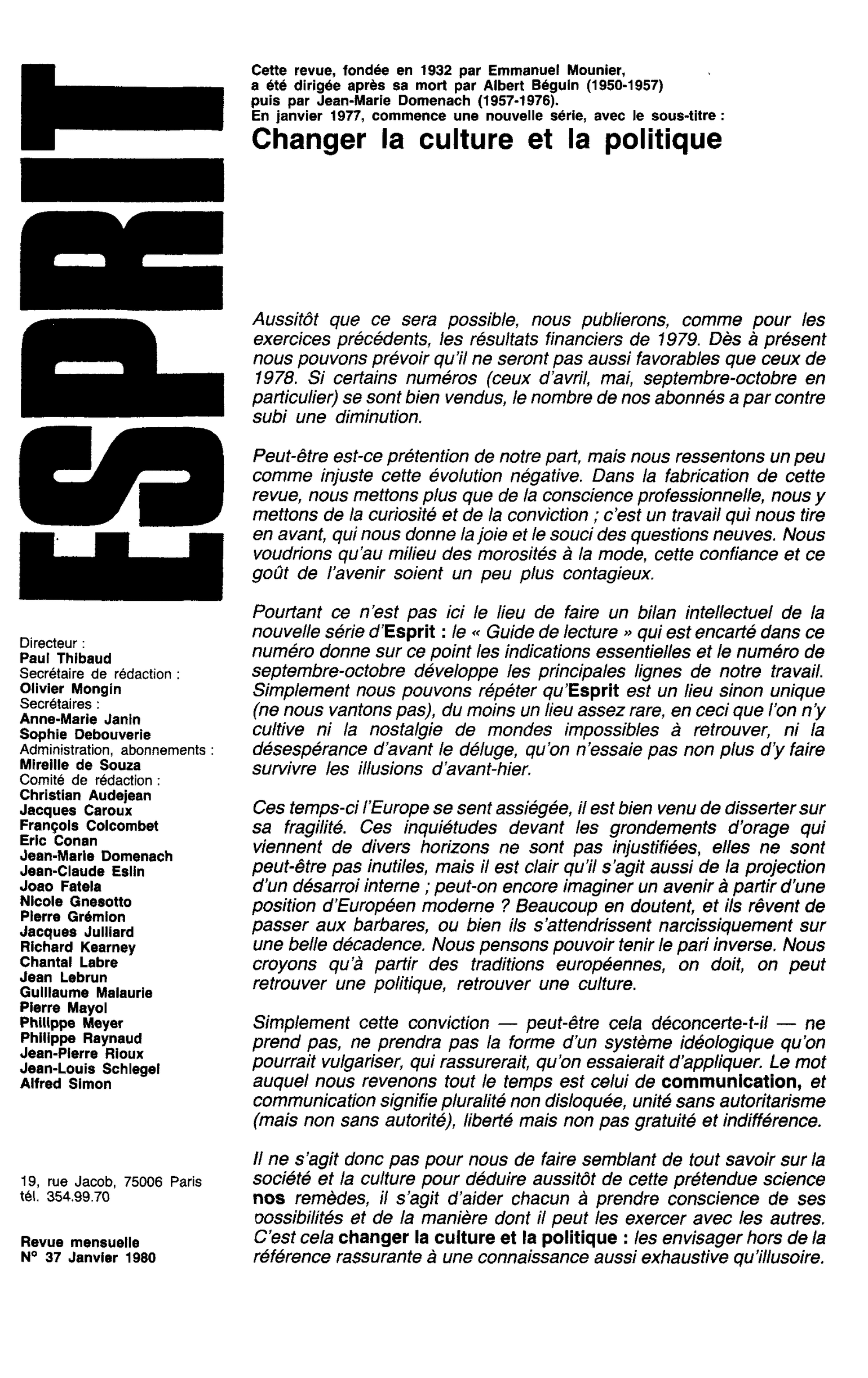 Editorial