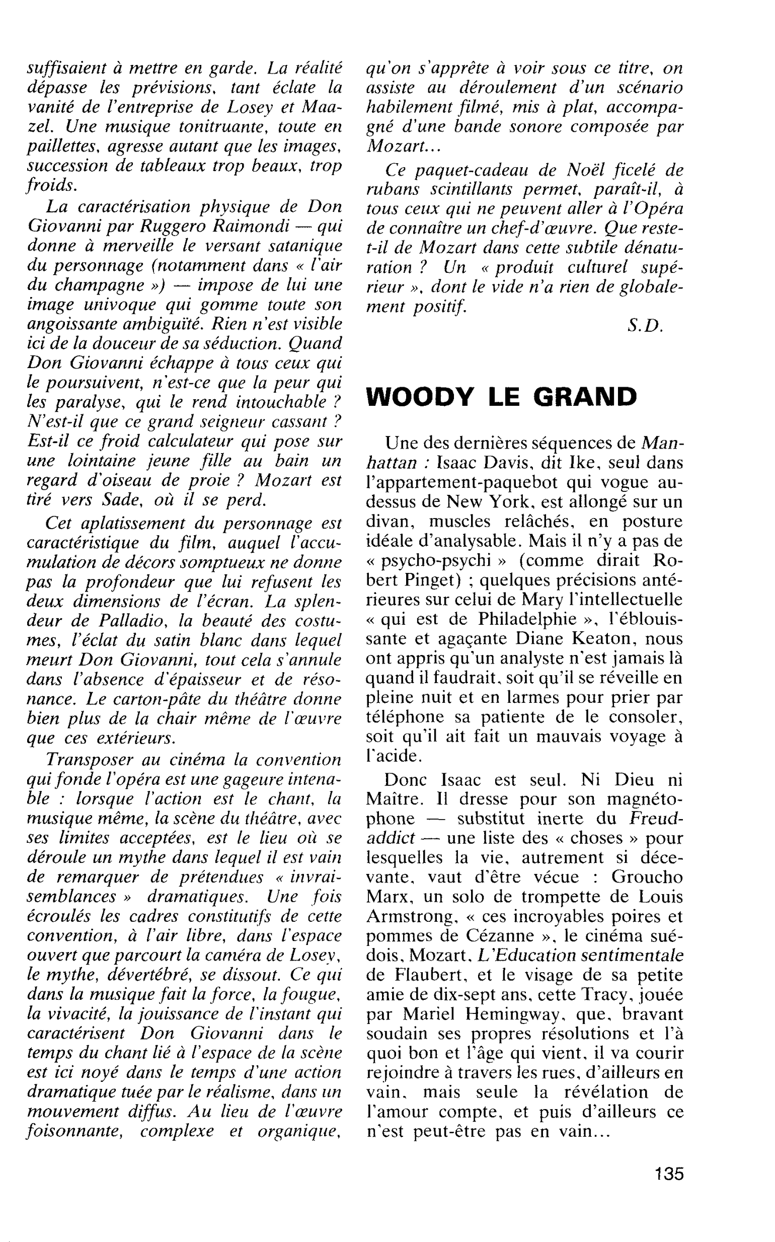 WOODY LE GRAND